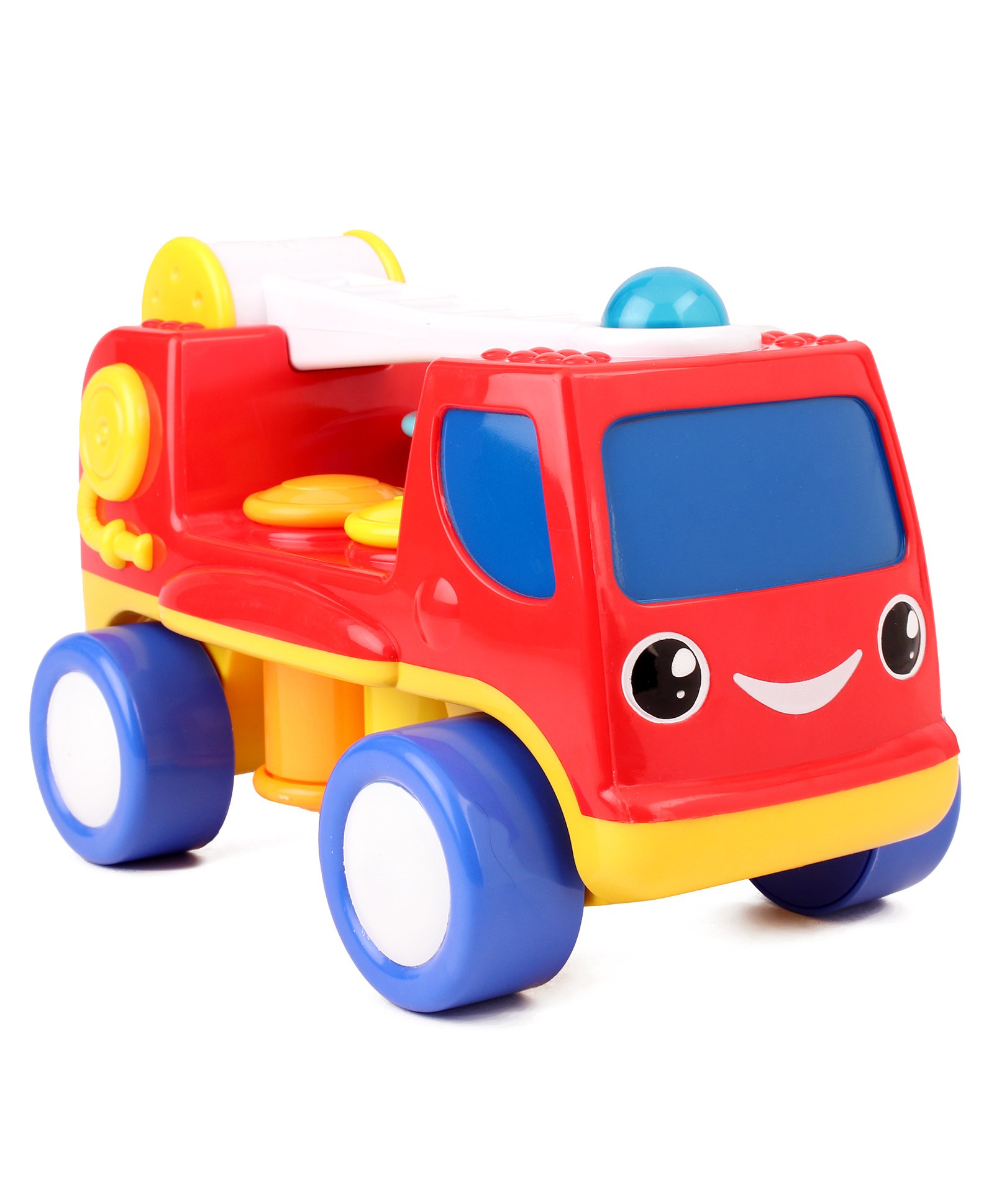 Giggles Peg Basher Fire Engine - Red & Blue-picture-3