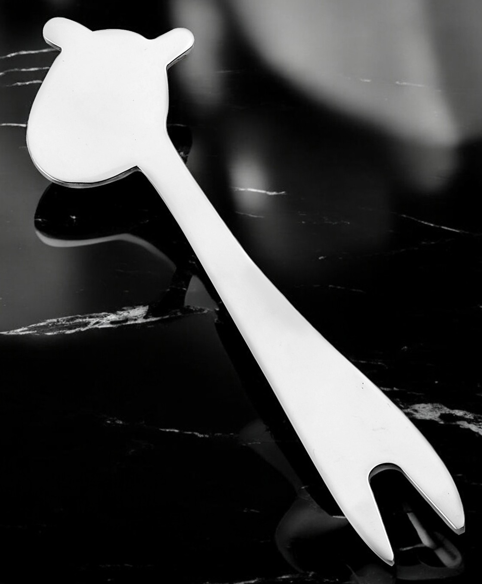Sanjeev Kapoor Stainless Steel 4 PCS Kids Giraffe Fruit Fork Set | Fun & Safe Snack Forks for Tiffin, Parties & Daily Use-image-30