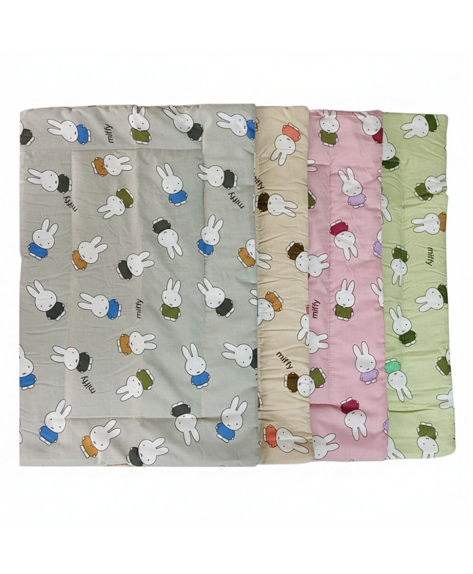 Fabrify Premium Organic Ultra Soft 100% cotton Thin Mattress Godari Godali Crib Sheet Bedding Set Godadi Baby Mattress rabbit design (pack of 4 )