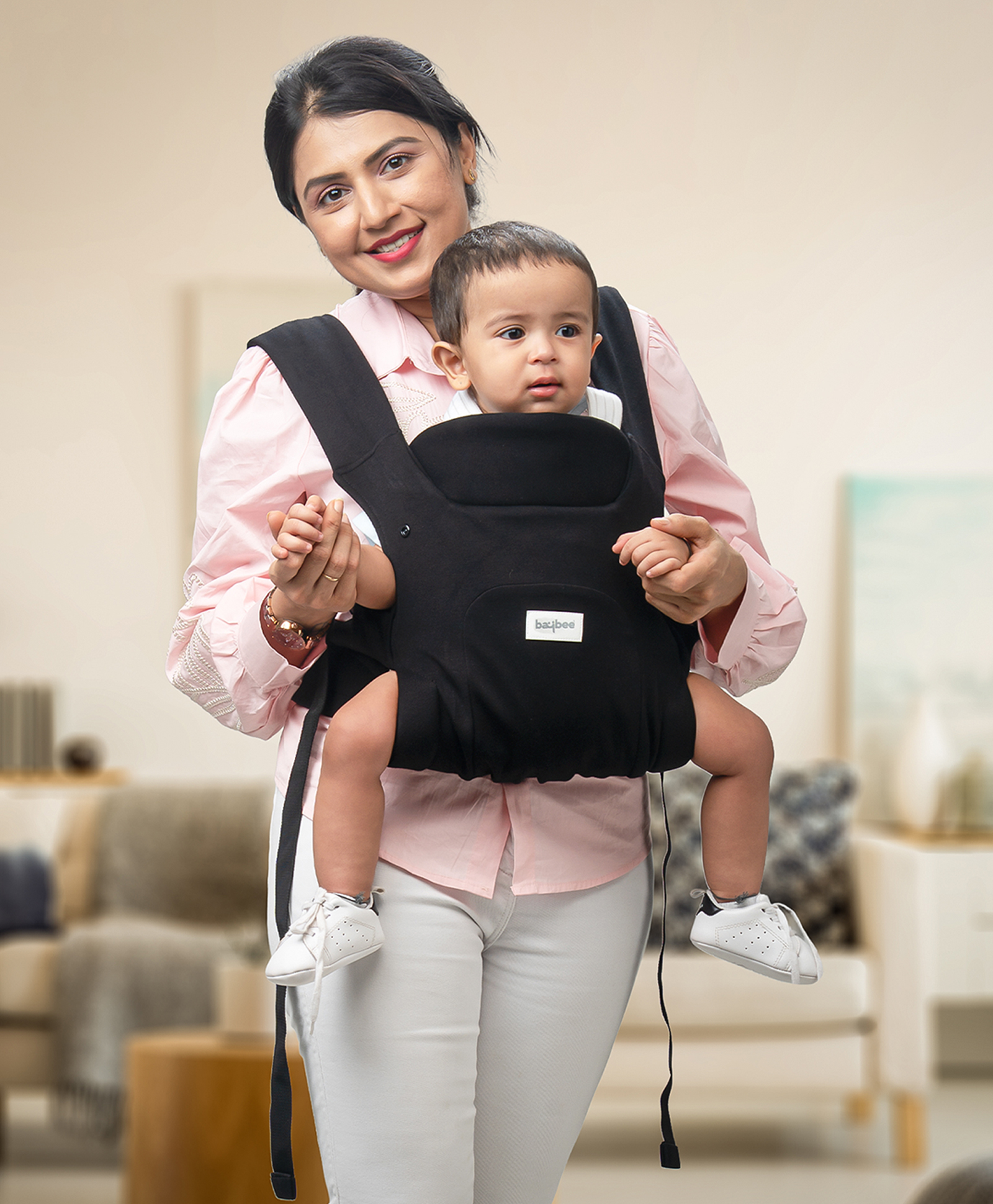 Baybee CozyNest Hip Seat Baby Carrier for New born | Baby Carry Bags for 0 to 2 Years with Three Point Support & X-Shape Comfort, M-Position Design & Foldable Neck Support for Babies-image-22