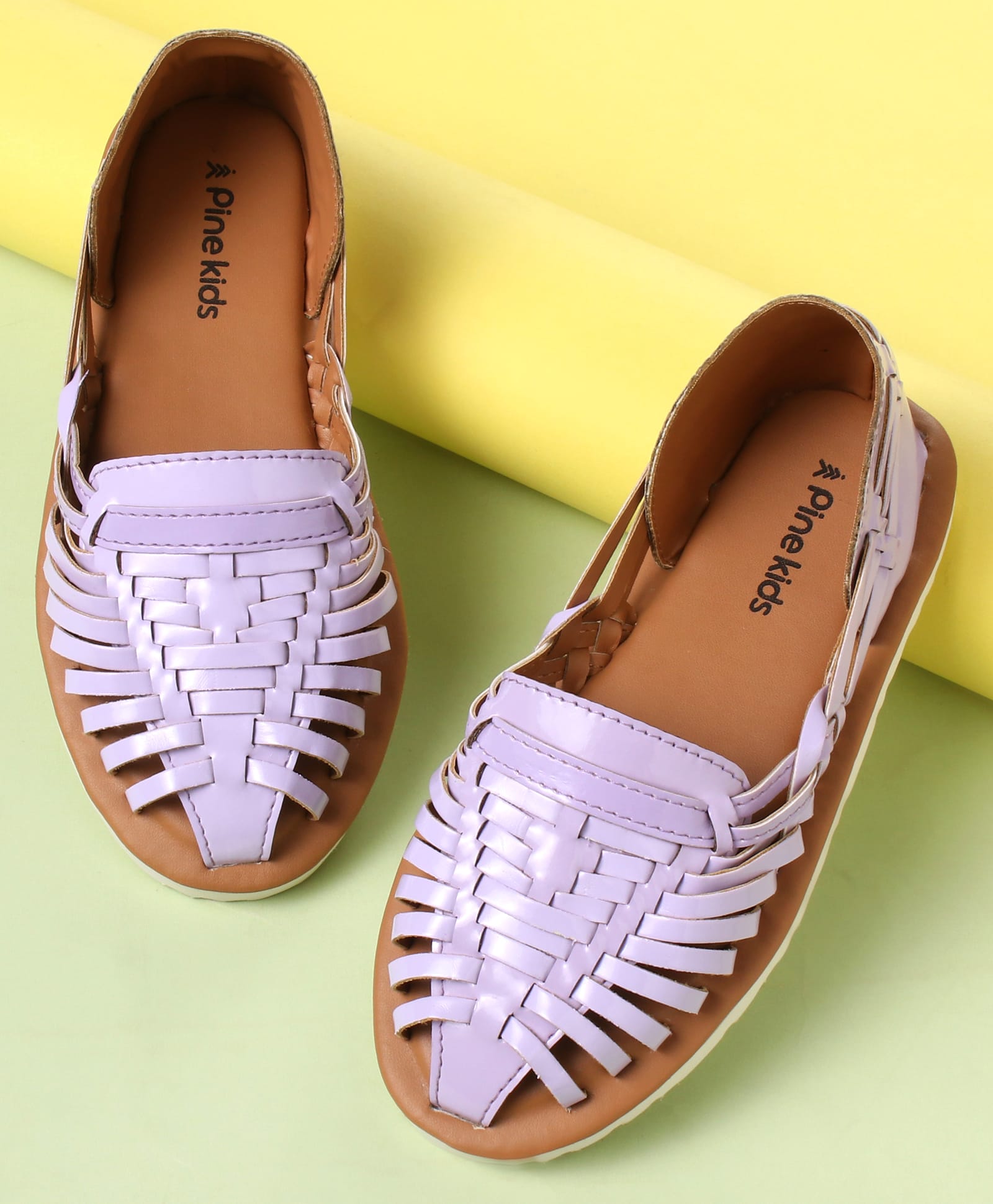 Pine Kids Slip On Mojaris - Purple-image-5