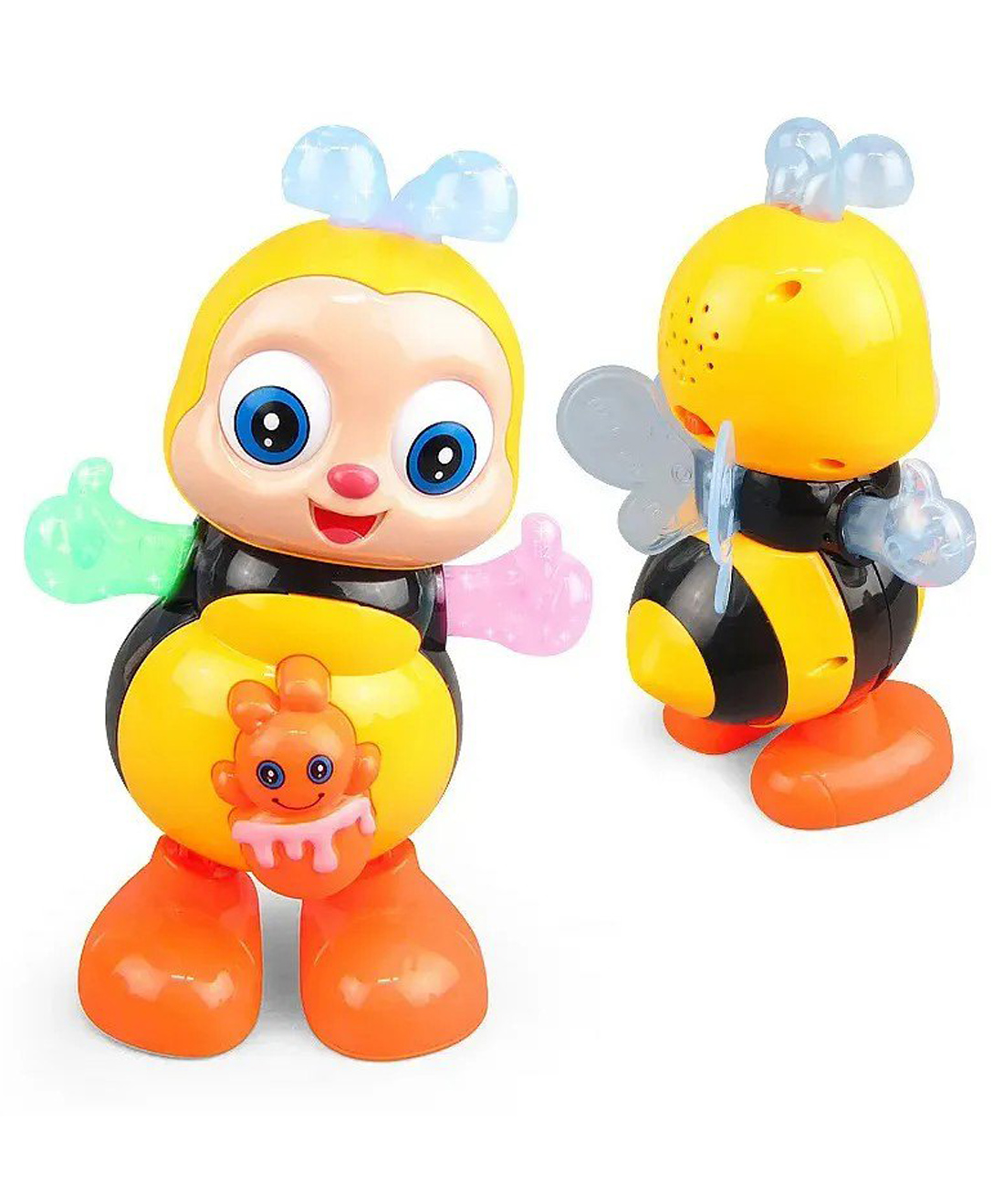 New Pinch Dancing Bee with Music Flashing Lights Electronic Action Toy with Sweet Melodies pack of 1-image-20