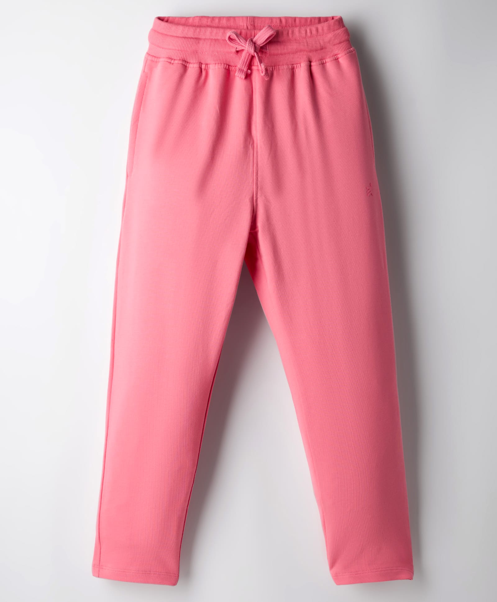 Doreme Sinker Knit Full Length Solid Colour Leggings - Neon Pink-picture-33