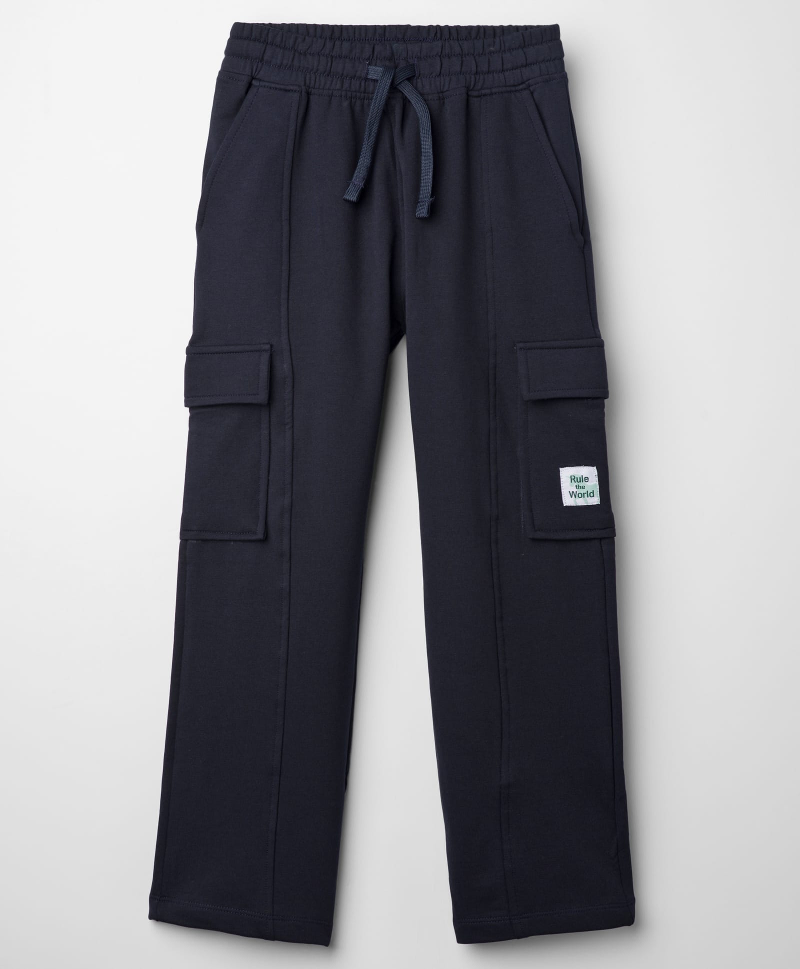 Doreme Sinker Knit Full Length Lounge Pant - Navy Blue-image-35
