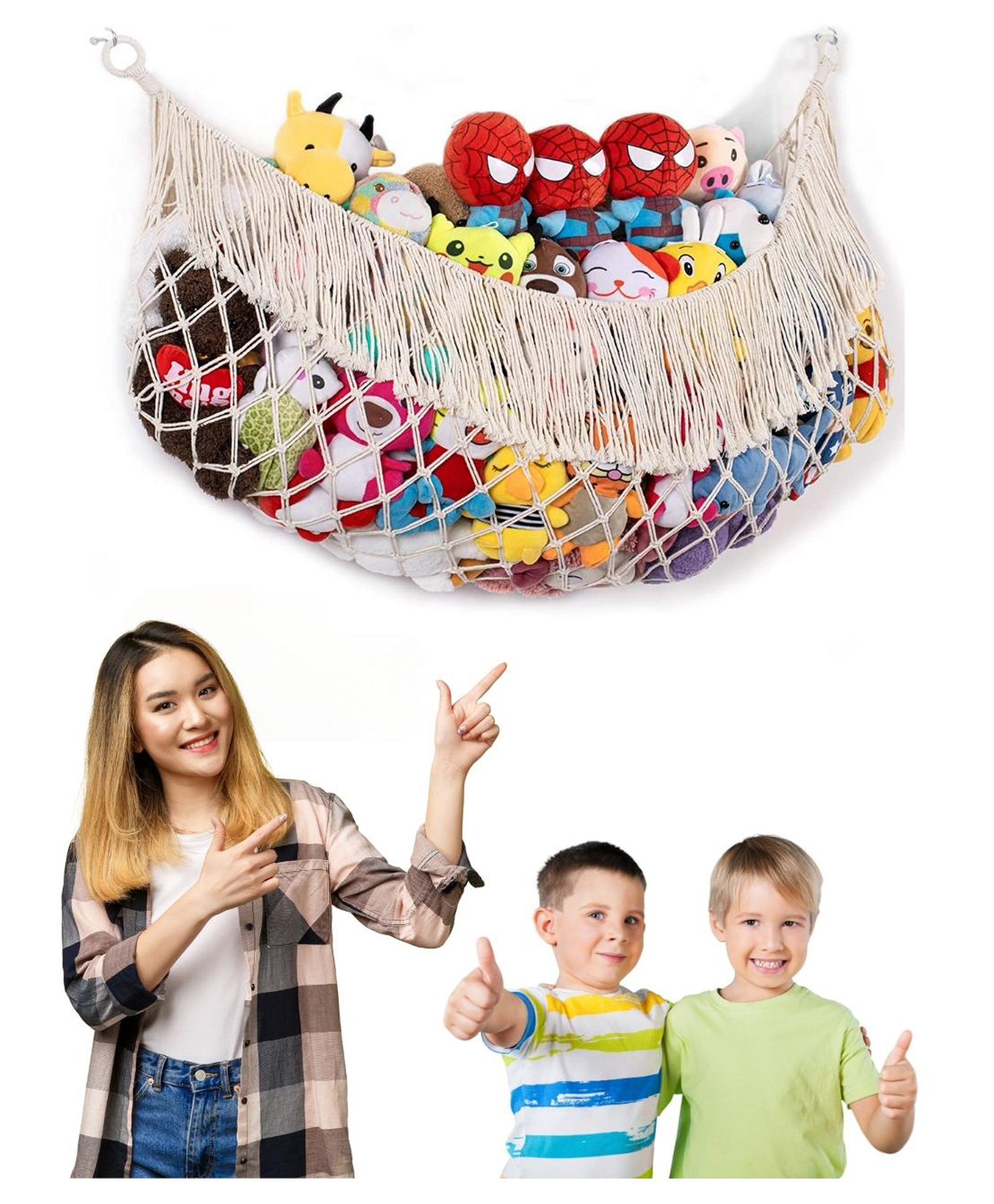 ecofynd Stuffed Animal Toy Hammock-picture-5