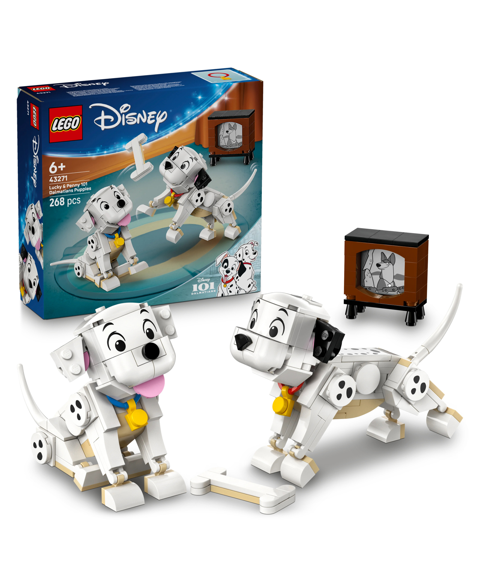 LEGO Disney Lucky & Penny 101 Dalmatians Puppies Building Toy 268 Pieces-43271-picture-16