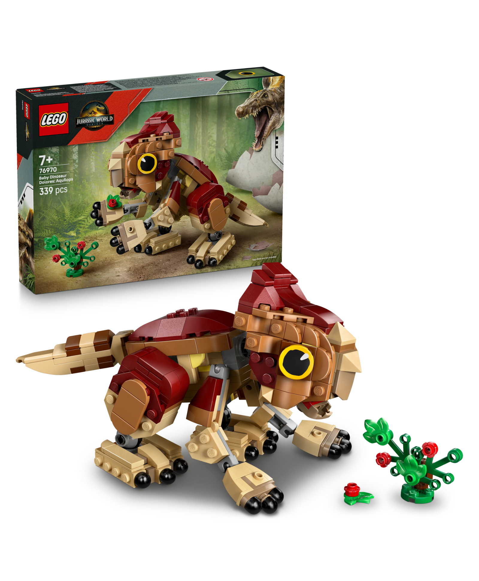 LEGO Jurassic World Baby Dinosaur Dolores: Aquilops Toy Set 339 Pieces-76970-picture-21