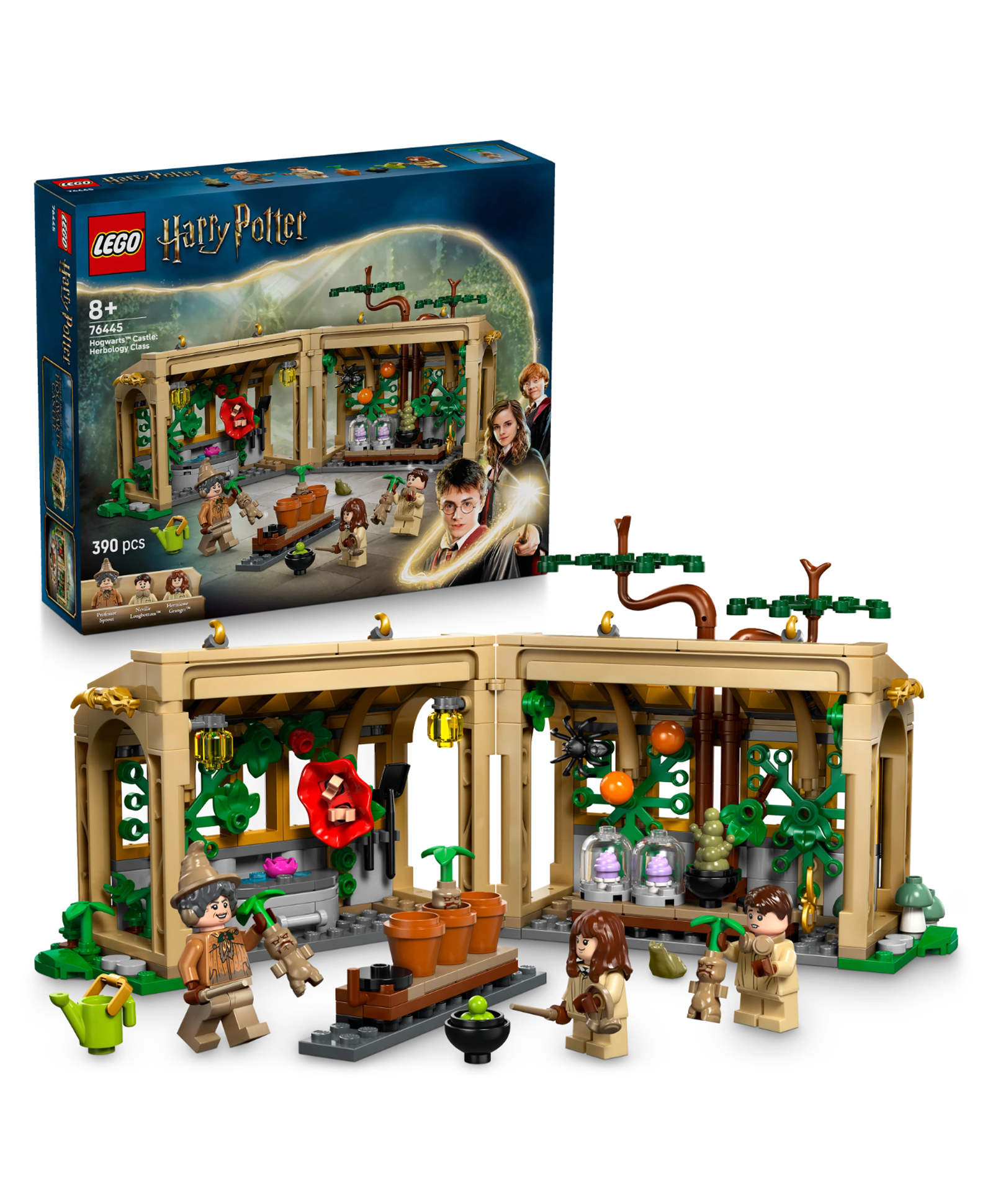 LEGO Harry Potter Hogwarts Castle: Herbology Class Wizard Gift 390 Pieces - 76445-image-35