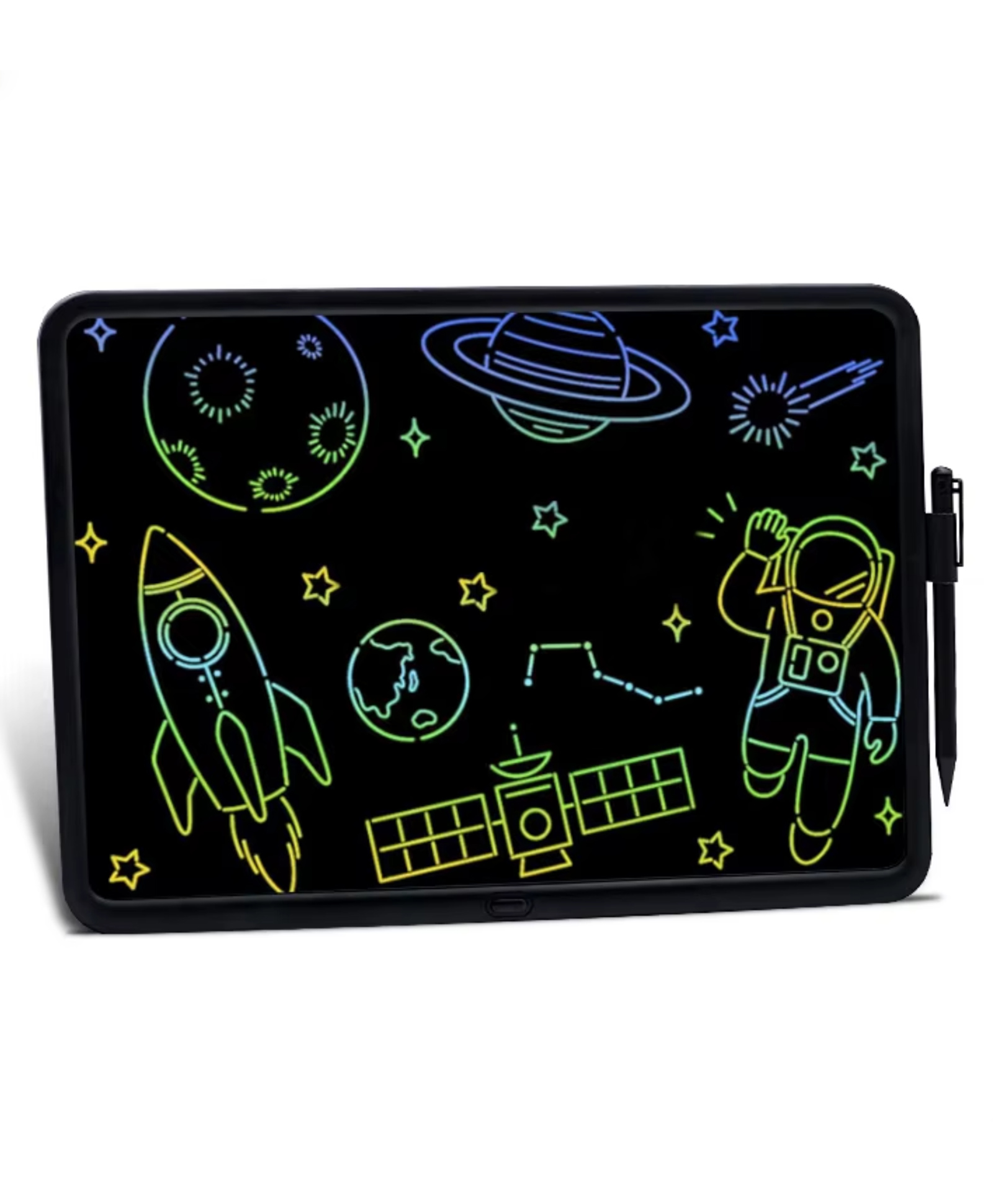 YAMAMA 20 Inch Chargeable Lcd Writing Tablet Kids Erasable Notepad Handwriting Digital Writing Pad LCD Drawing Board - Multicolor-image-26