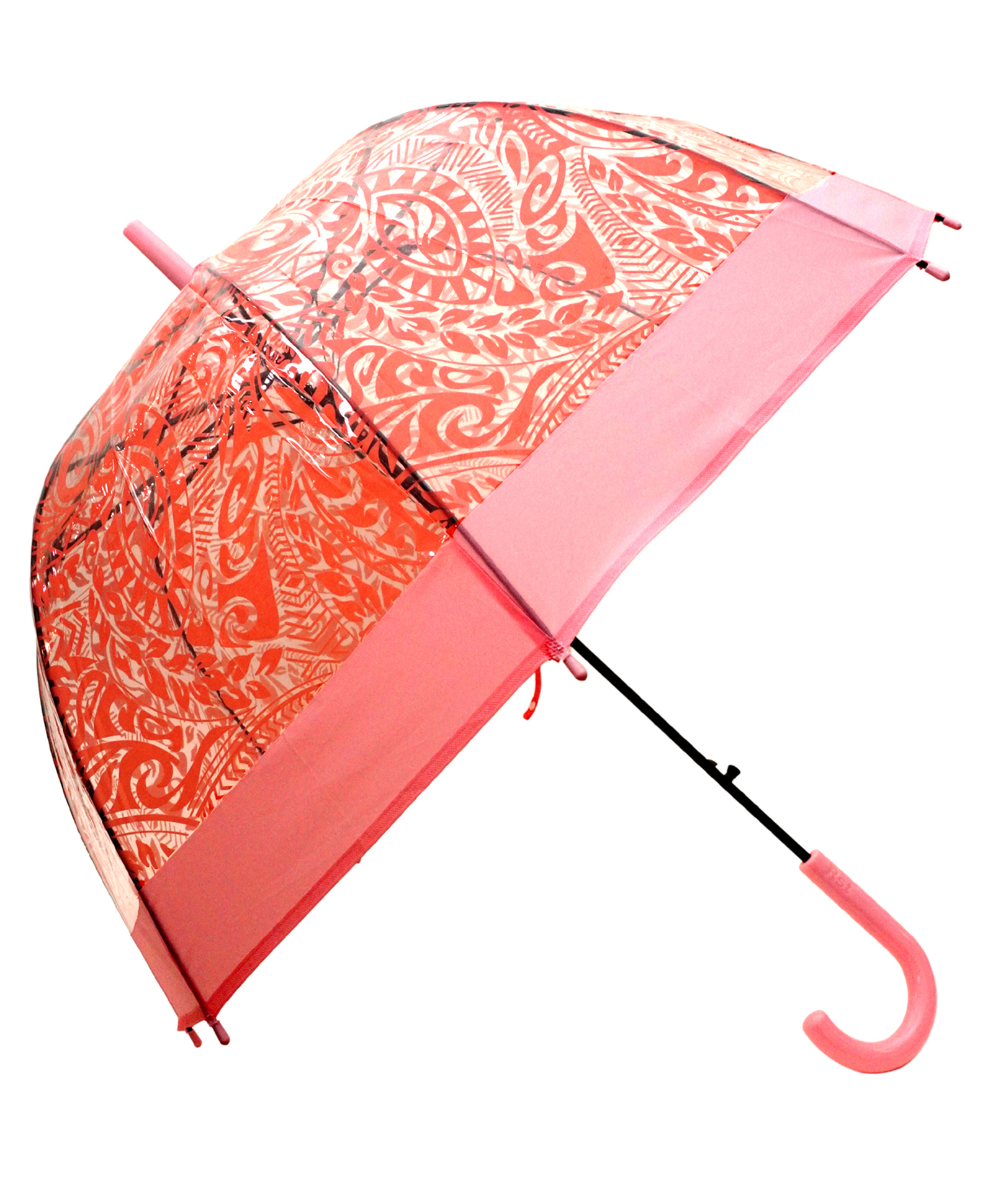 Little Surprise Box Abstract Printed Transparent Umbrella - Pink-picture-11