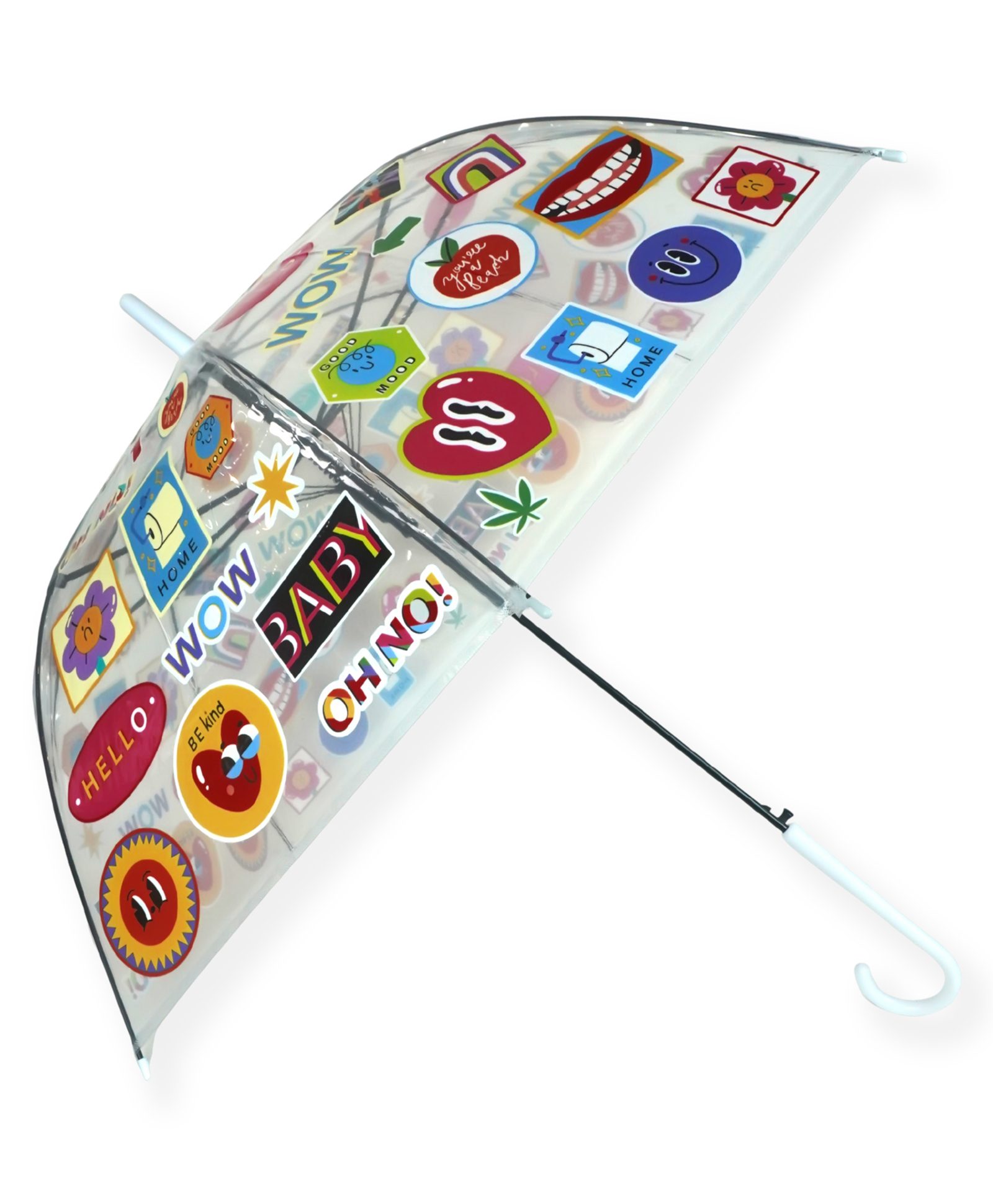 Little Surprise Box Doodle Art Printed Umbrella - Multi Colour-image-9