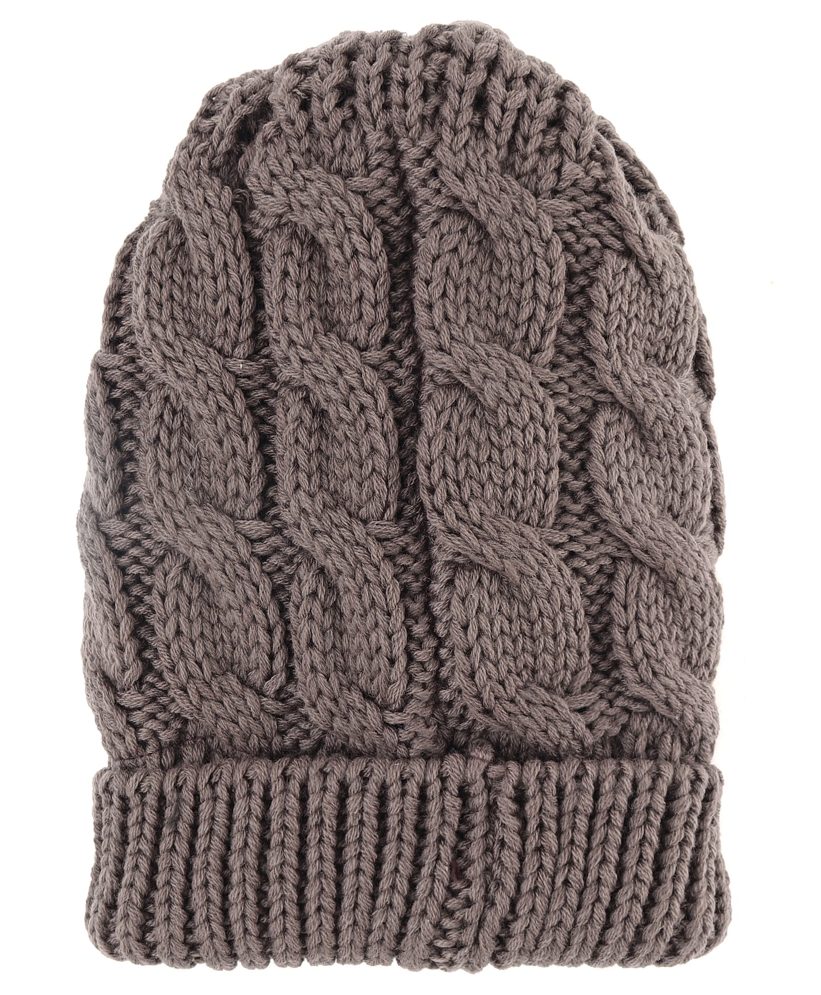 Pine Kids Knit Woollen Cap With Cable Knit Design Tan - Diameter 10.5 cm-picture-33