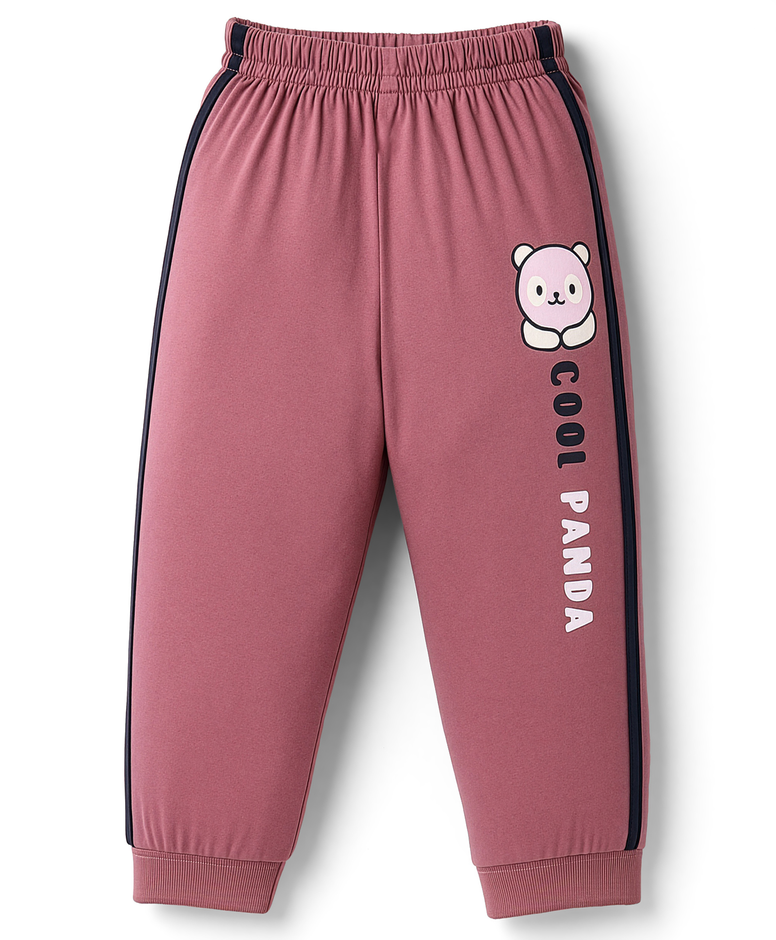 Tango Single Jersey Knit Full Length Lounge Pant With Text Print - Rose Gold-picture-24