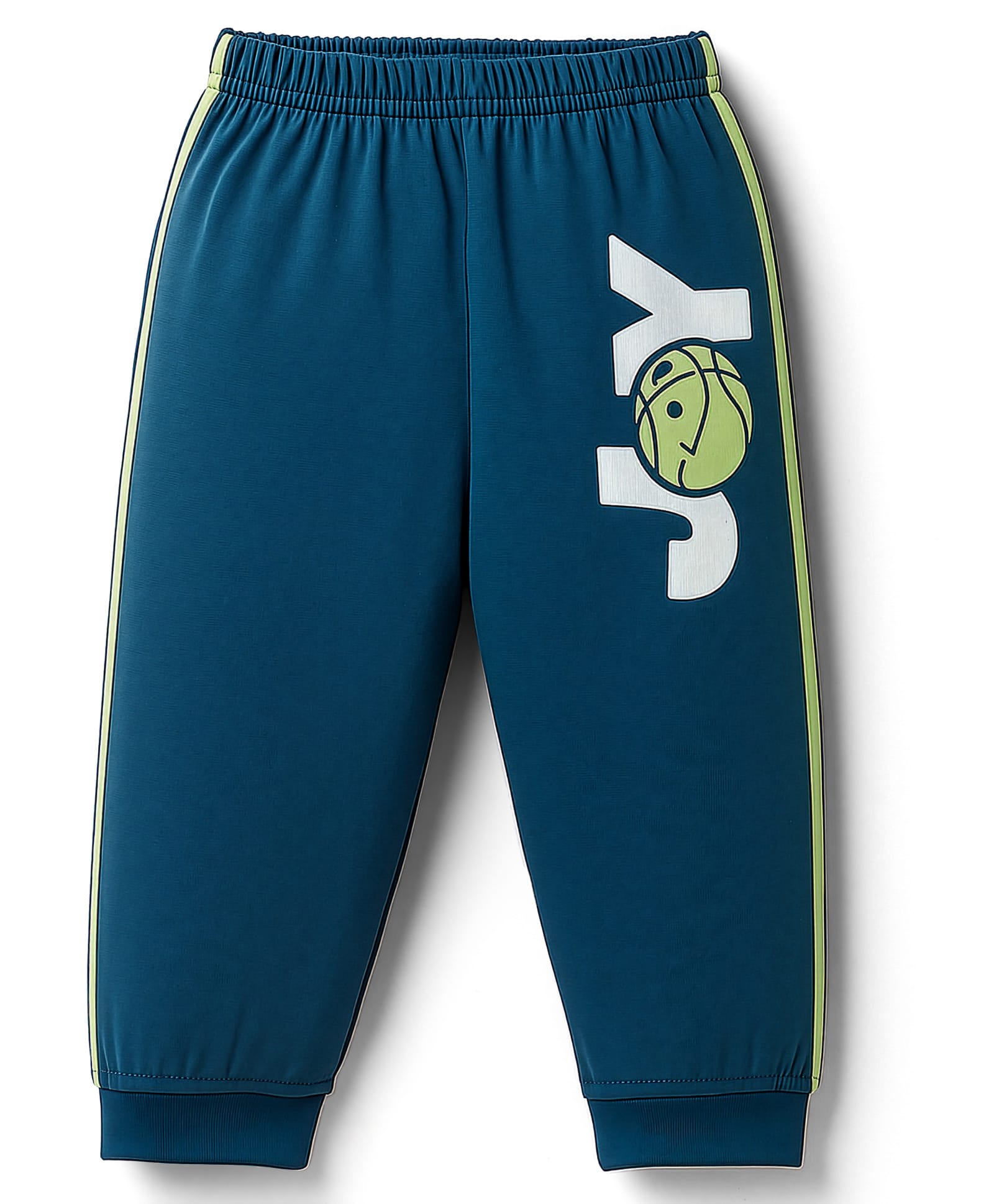 Tango Single Jersey Knit Full Length Lounge Pant With Text Print - Blue-picture-27