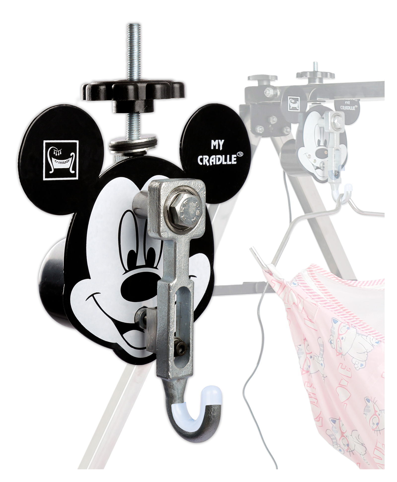 My Cradlle Mickey Mouse Automatic Baby Cradle Swing Kit - Multicolour-picture-21