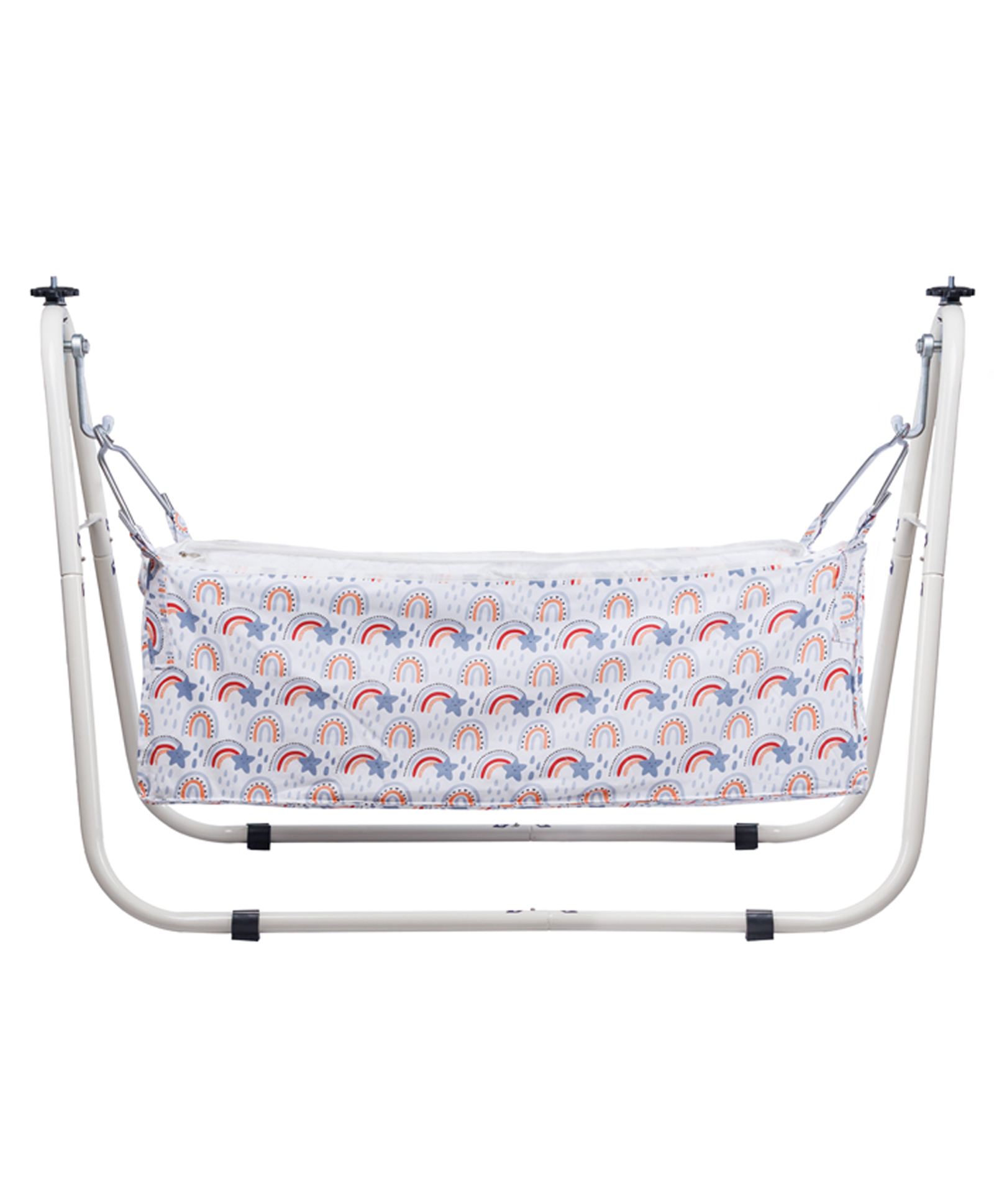 My Cradlle CradleBot Baby Swing for New Born Baby | Heavy Duty Powder Coated Pipe Frame Cradle | 0 to 24 Months Baby Boys & Girls (Cloth Color May Vary)-picture-15