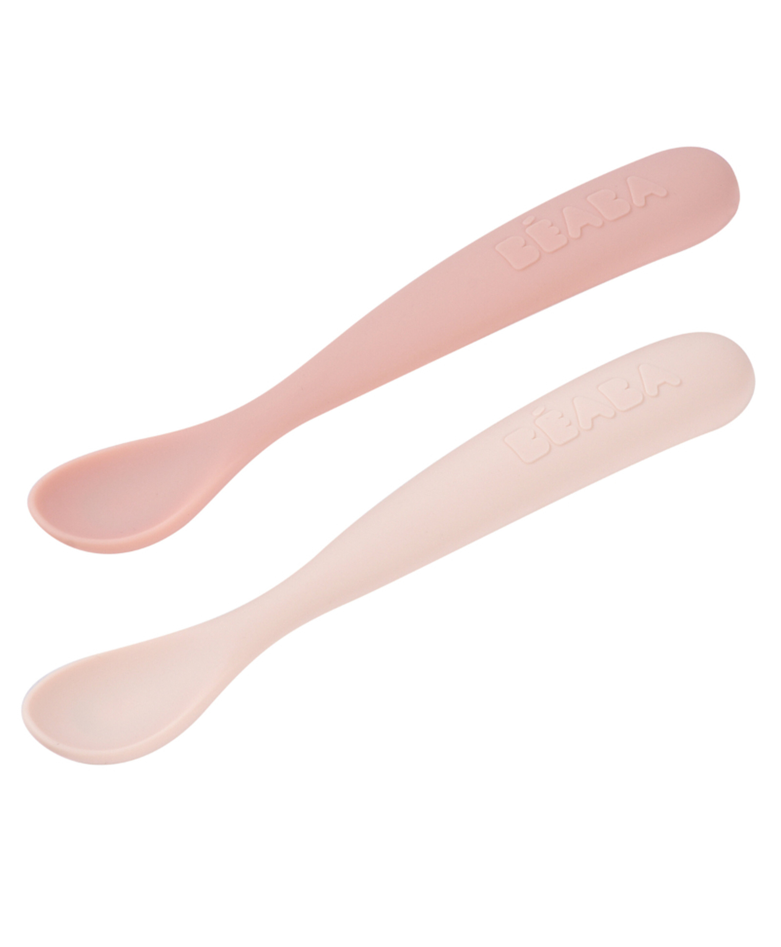 Beaba Set of 2 1st Stage Silicone Spoons Cotton Candy/Marshmallow-picture-37