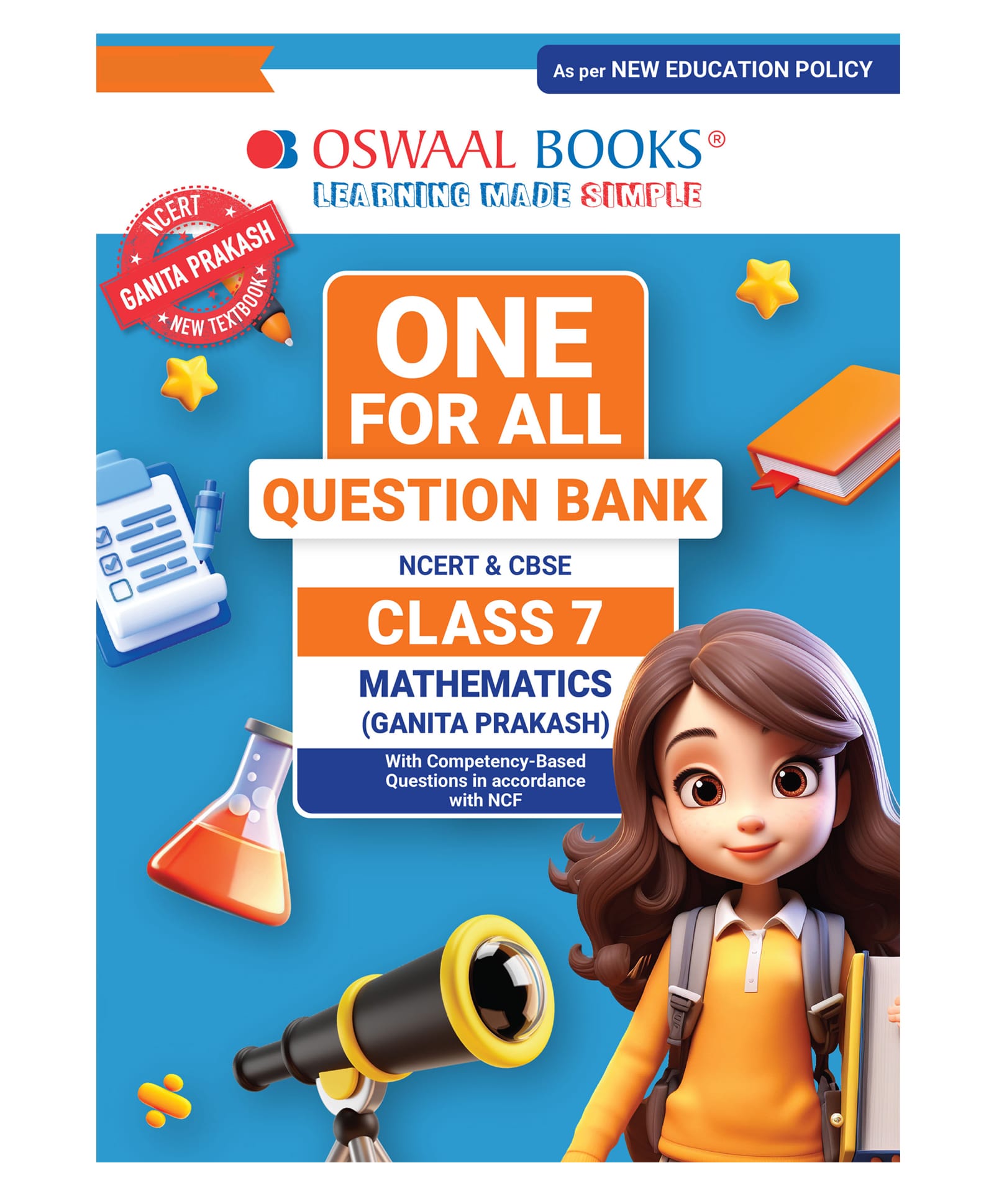OSWAAL BOOKS One For All Question Bank NCERT & CBSE CLASS-7 Mathematics (Ganita Prakash) - English-image-31