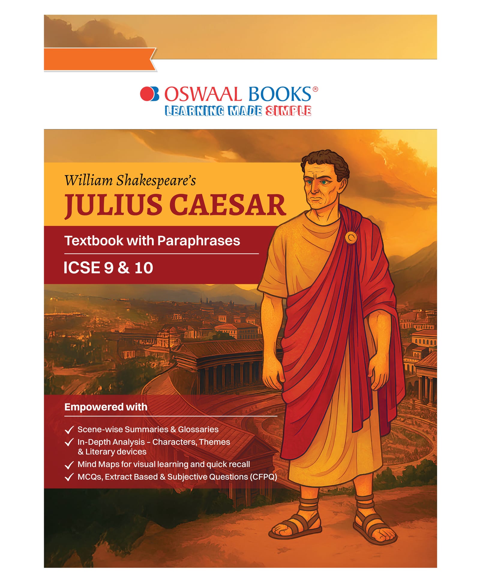 OSWAAL BOOKS Julius Caesar By William Shakespeare's - Textbook with Paraphrases (ICSE 9 & 10) - English-image-35