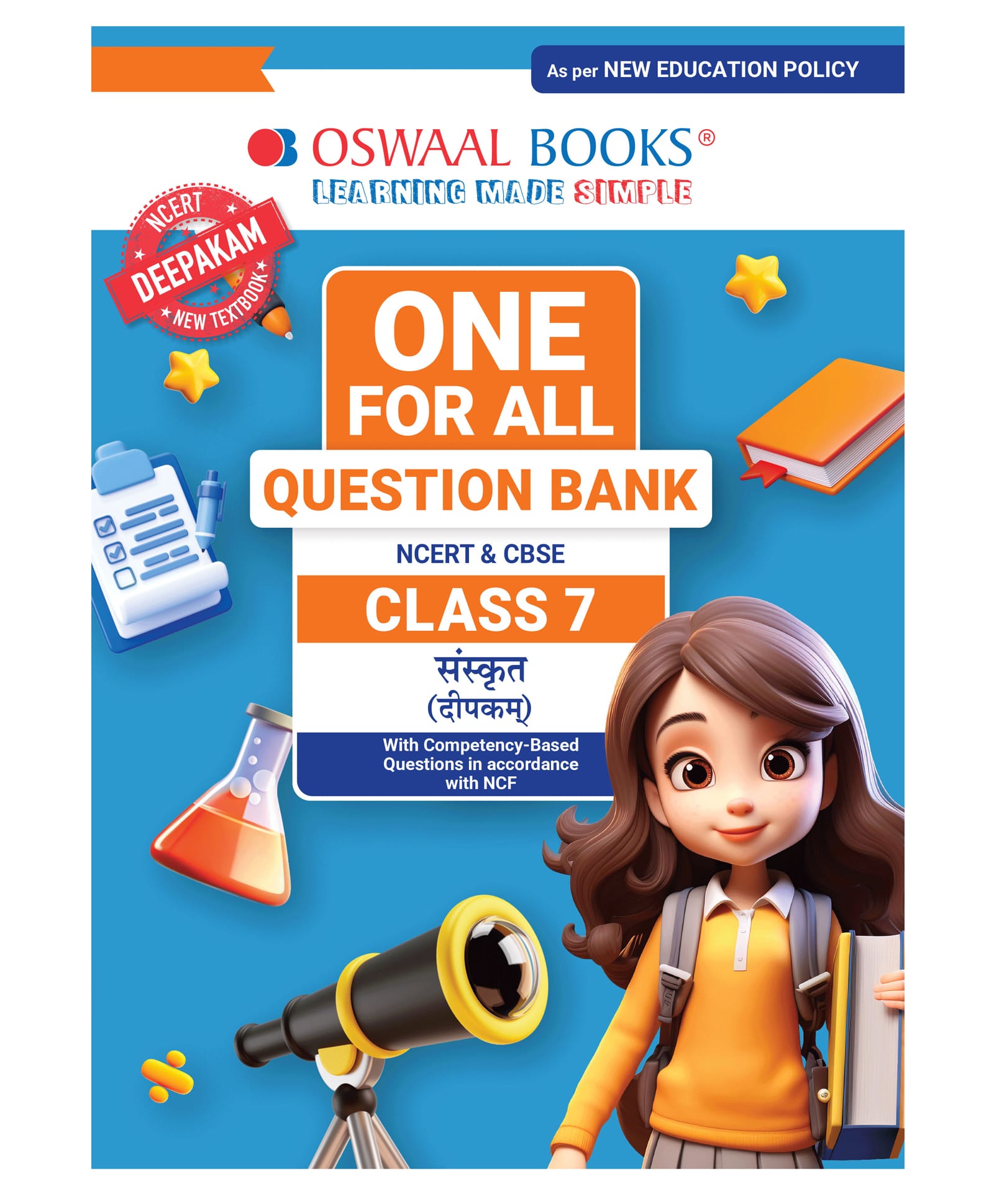 OSWAAL BOOKS One For All Question Bank NCERT & CBSE CLASS-7 Sanskrit (Deepakam)-image-48