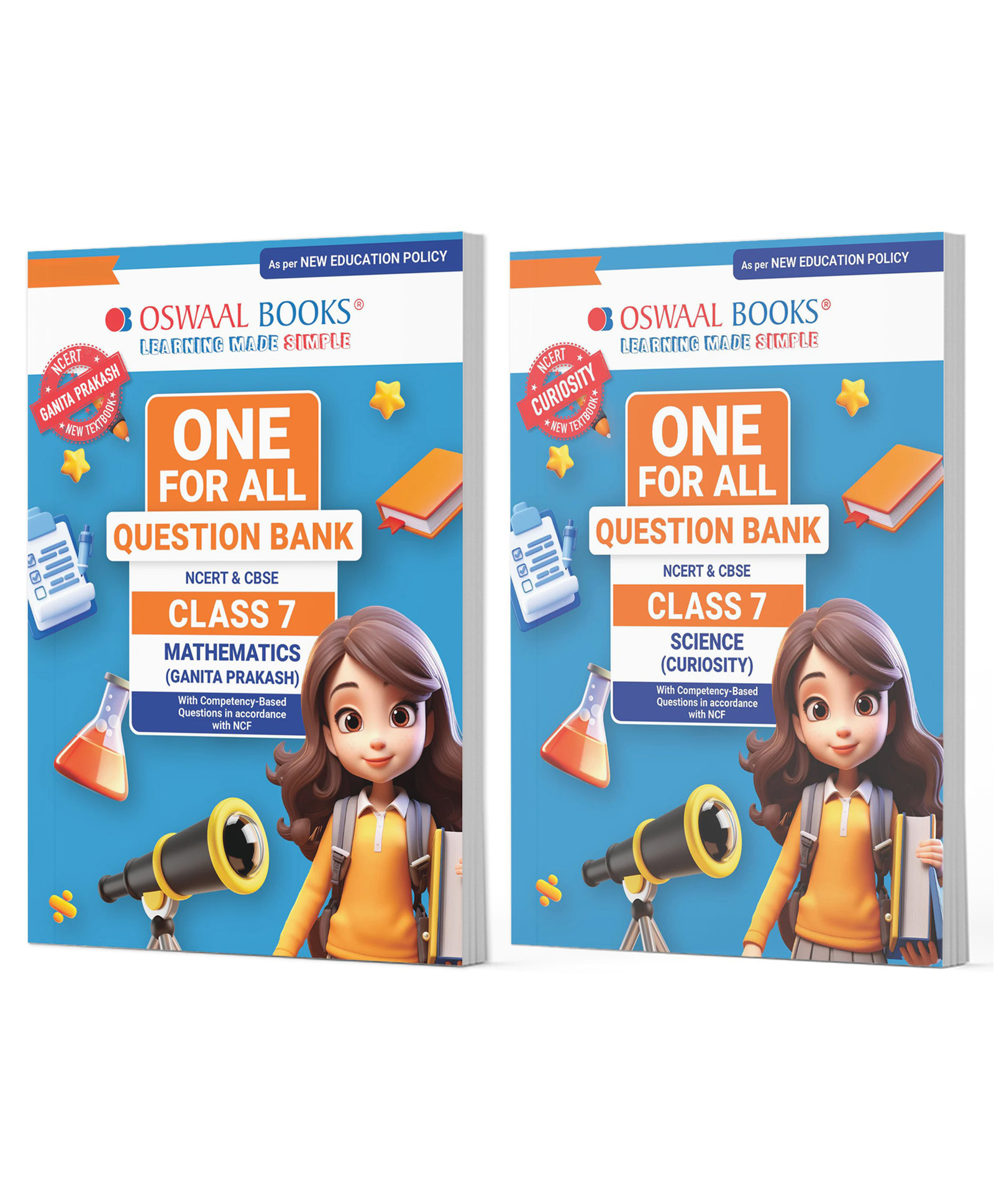 OSWAAL BOOKS One For All Question Banks NCERT & CBSE Class 7 (Set of 2 Books) Mathematics & Science (For Latest Exam) - English-picture-20