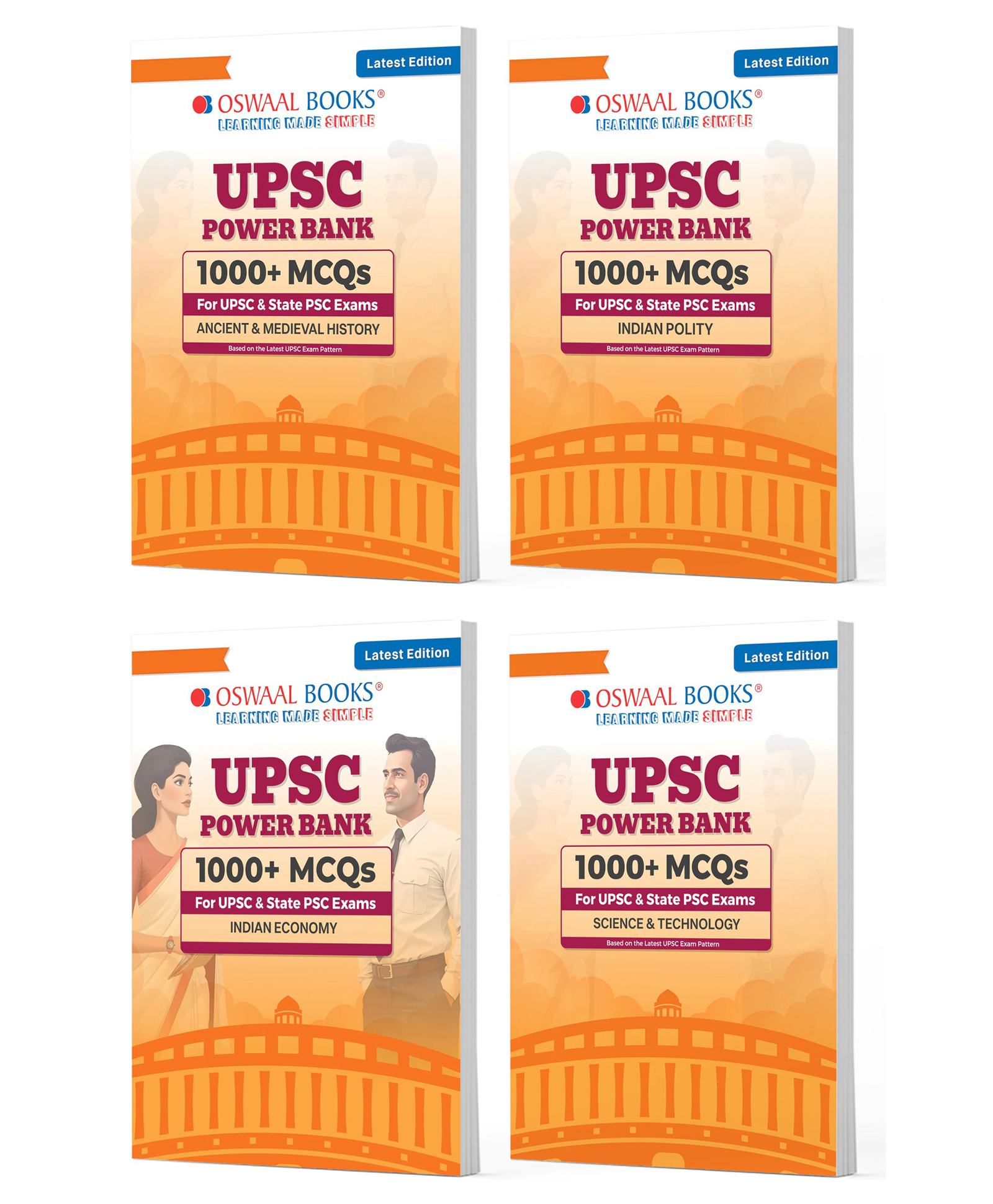 OSWAAL BOOKS Power Bank |1000+ MCQs For UPSC And State PSCs Exams | Ancient & Medieval History, Indian Polity,Indian Economy, Science & Technology (Set of 4) |Latest Edition - English-image-32