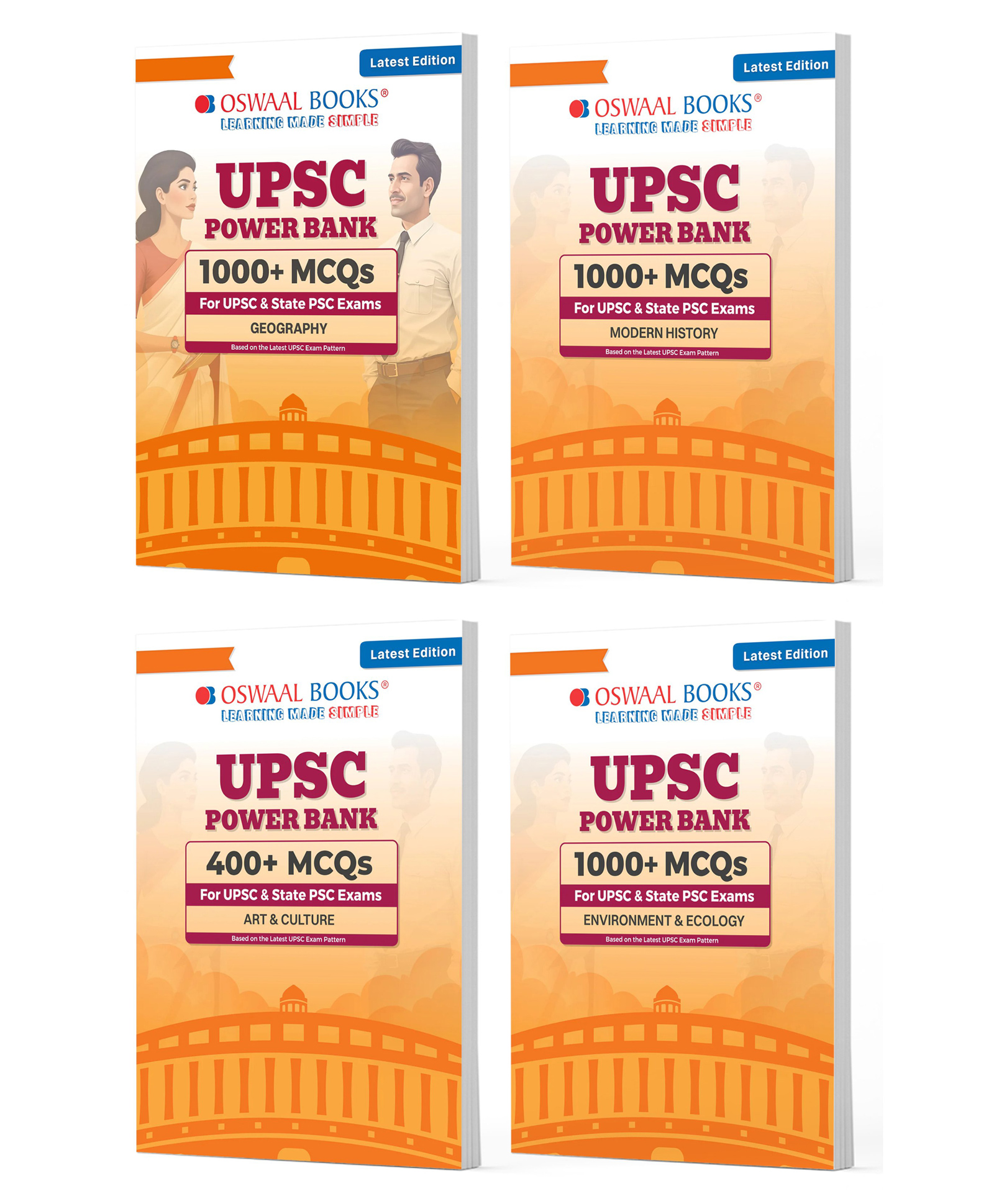 OSWAAL BOOKS Power Bank |1000+ MCQs For UPSC And State PSCs Exams |Geography, Modern History, Art & Culture, Environment & Ecology (Set of 4) |Latest Edition - English-image-35