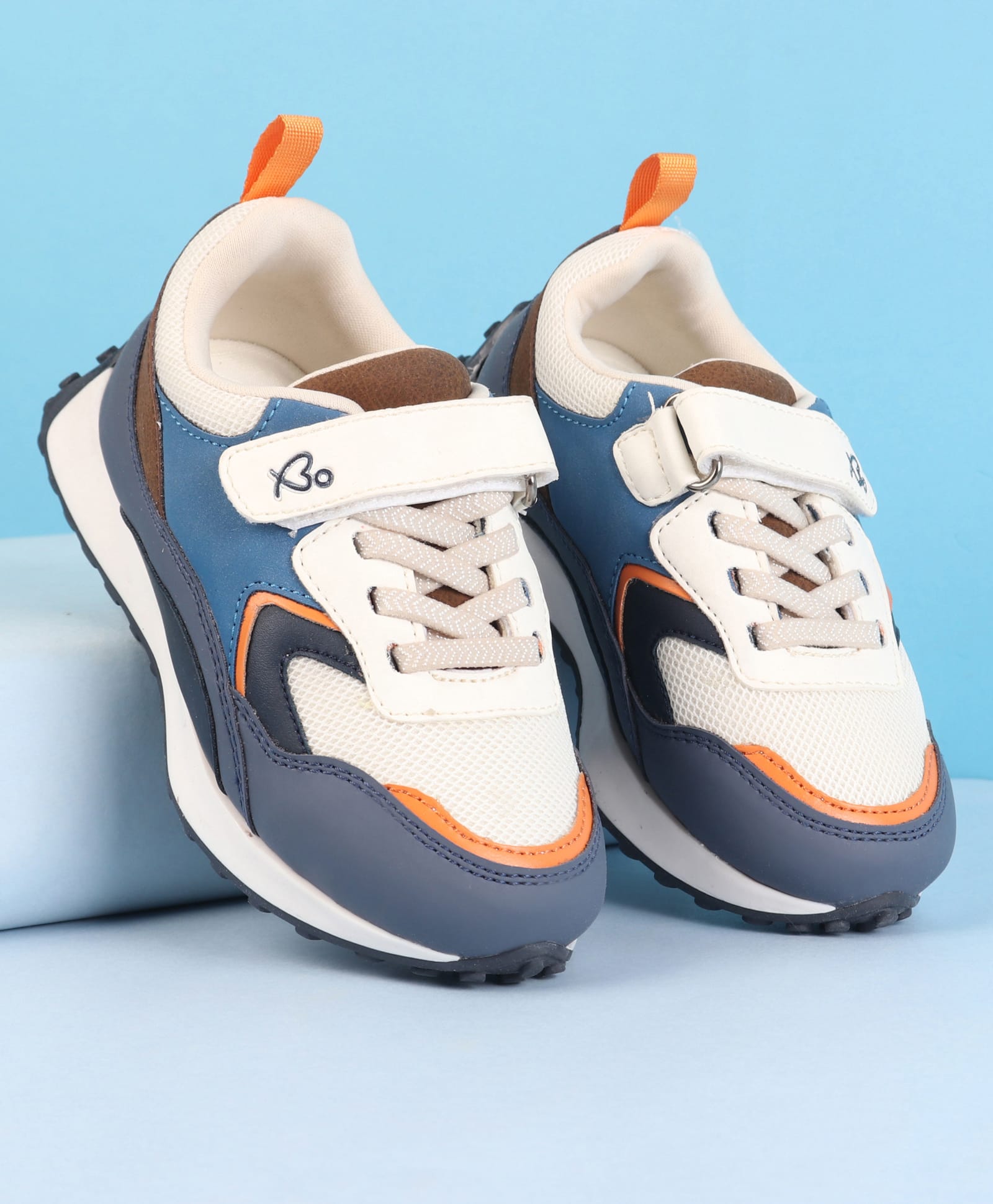 Babyoye Velcro Closure Sneaker - Blue-image-34