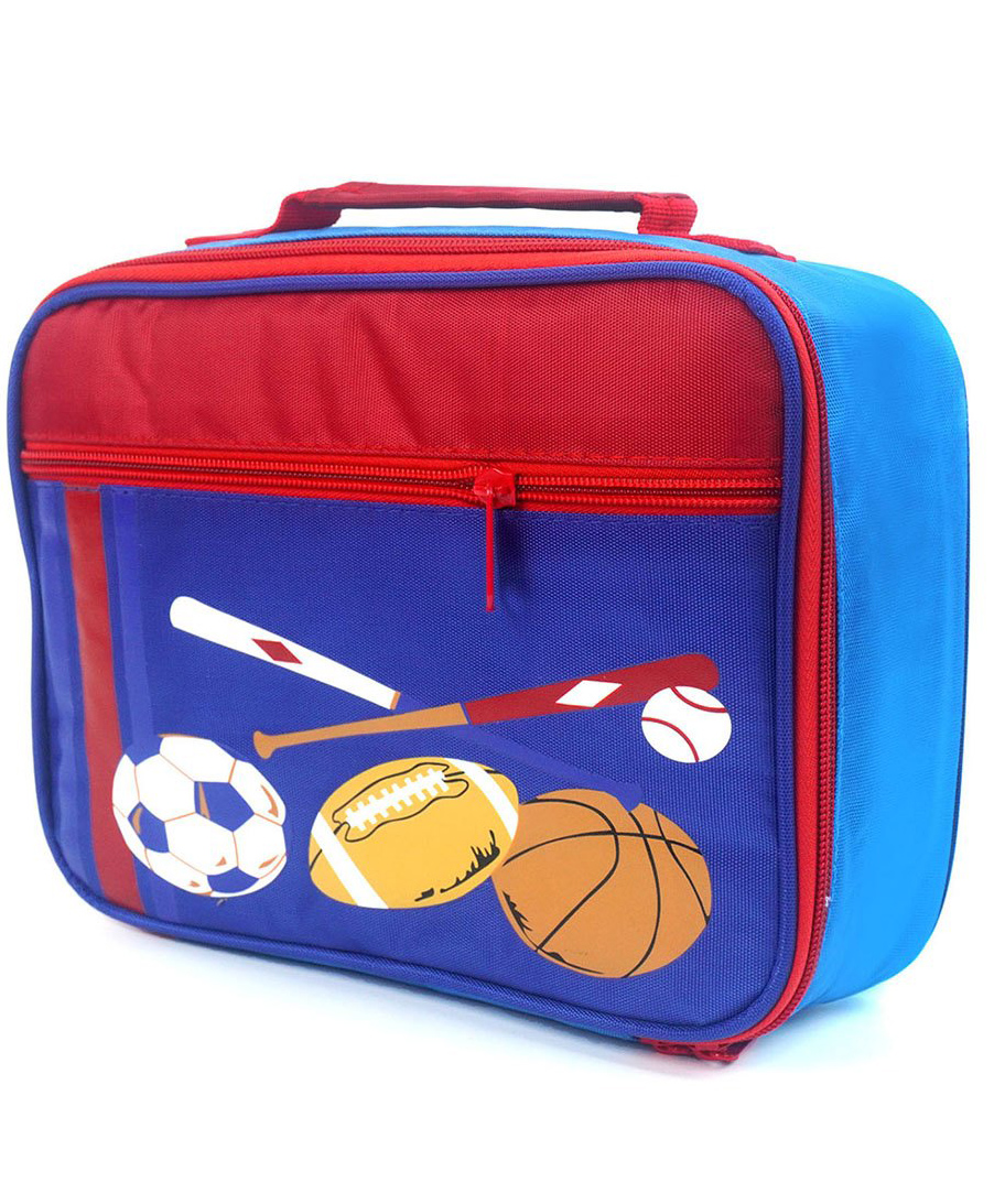 Little Surprise Box Sports theme Single Compartment Lunch Bag - Blue-image-8