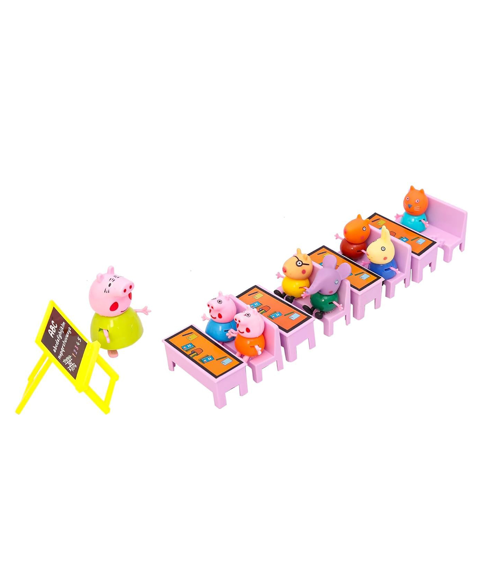 NIYAMAT Pig Family Animal Figure Set, 8 Family Figures, Preschool Toys for Girls & Boys 3 Years and Up, Birthday Gift Toys for Kids-picture-29