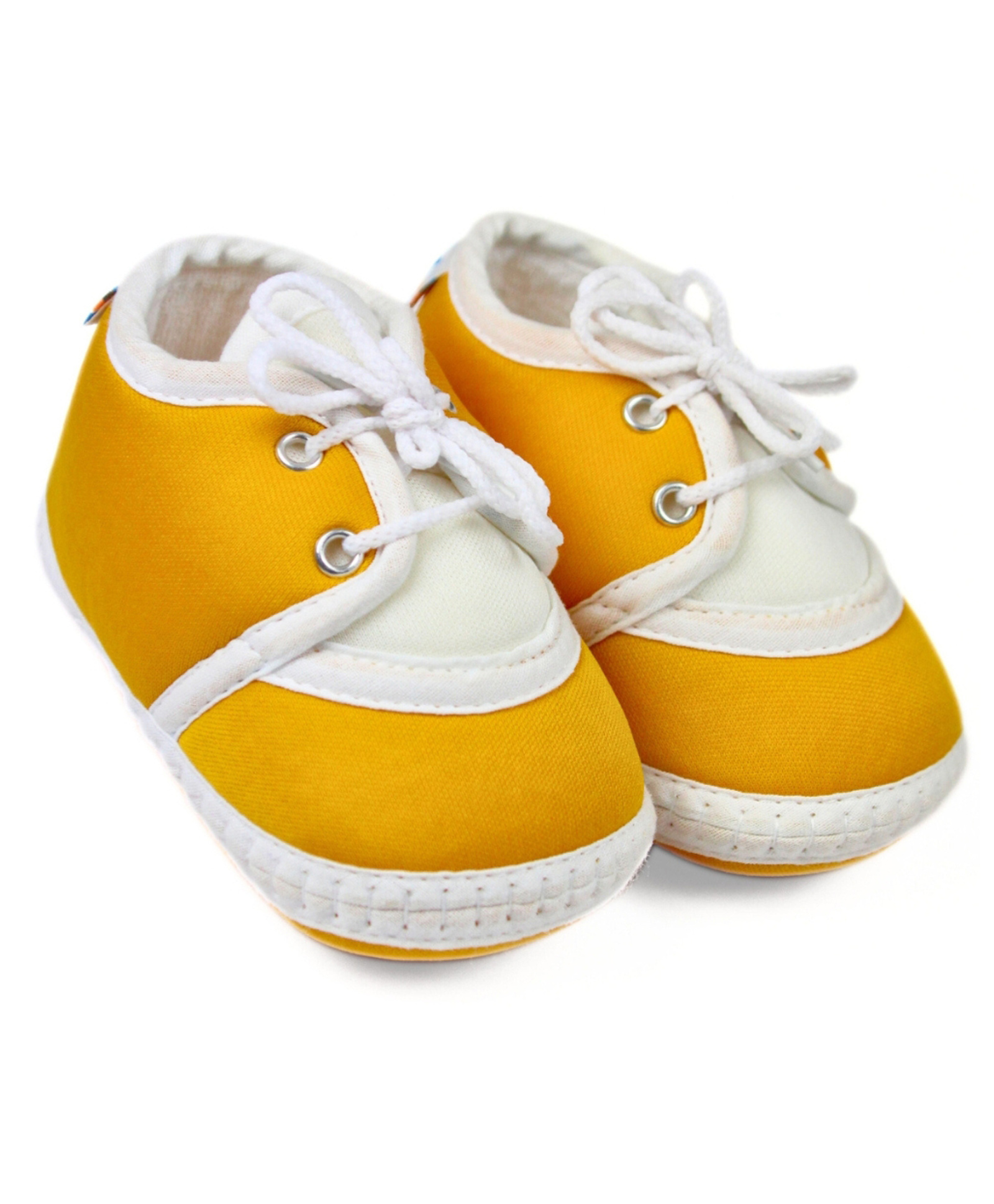 Neska Moda Colour Blocked With Lace Up Closure Booties - Turmeric-picture-28