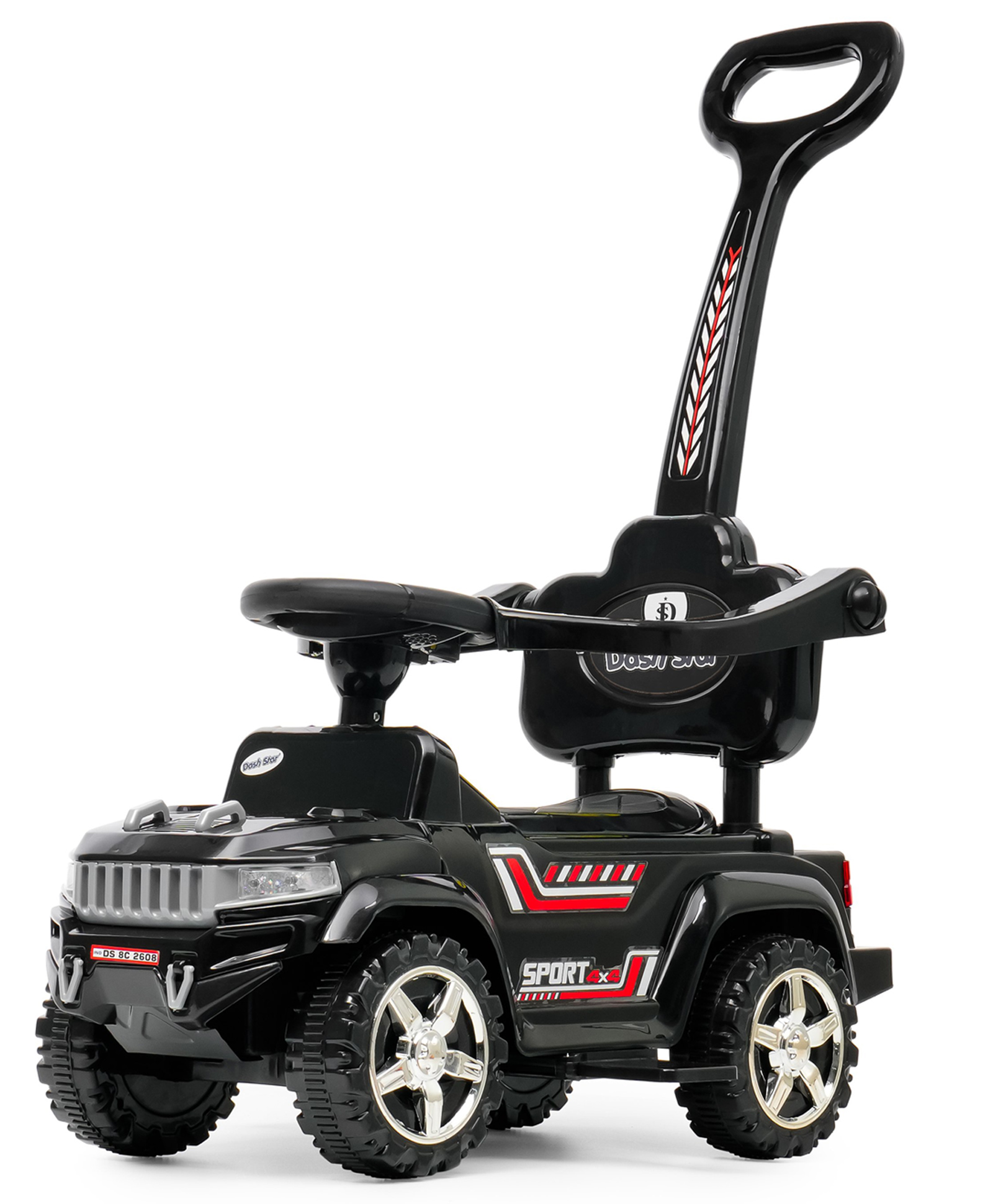 Joyride jeep Plus Ride on for Kids with Music & Horn Steering with Parentle handle | Backrest I Headlight | Music |Seat Storage & Big Wheels for Kids 1 to 4 Years