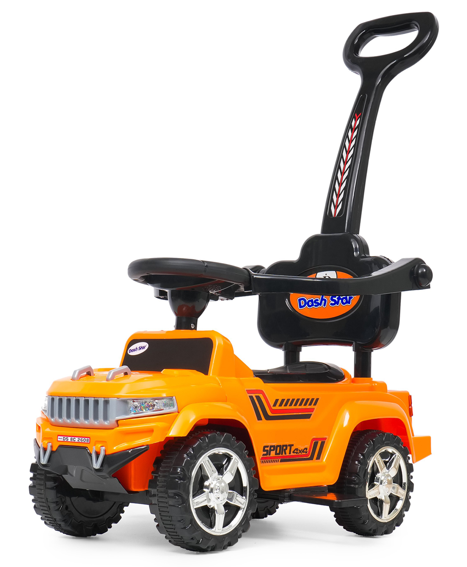 Joyride jeep Plus Ride on for Kids with Music & Horn Steering with Parentle handle | Backrest I Headlight | Music |Seat Storage & Big Wheels for Kids 1 to 4 Years-picture-29