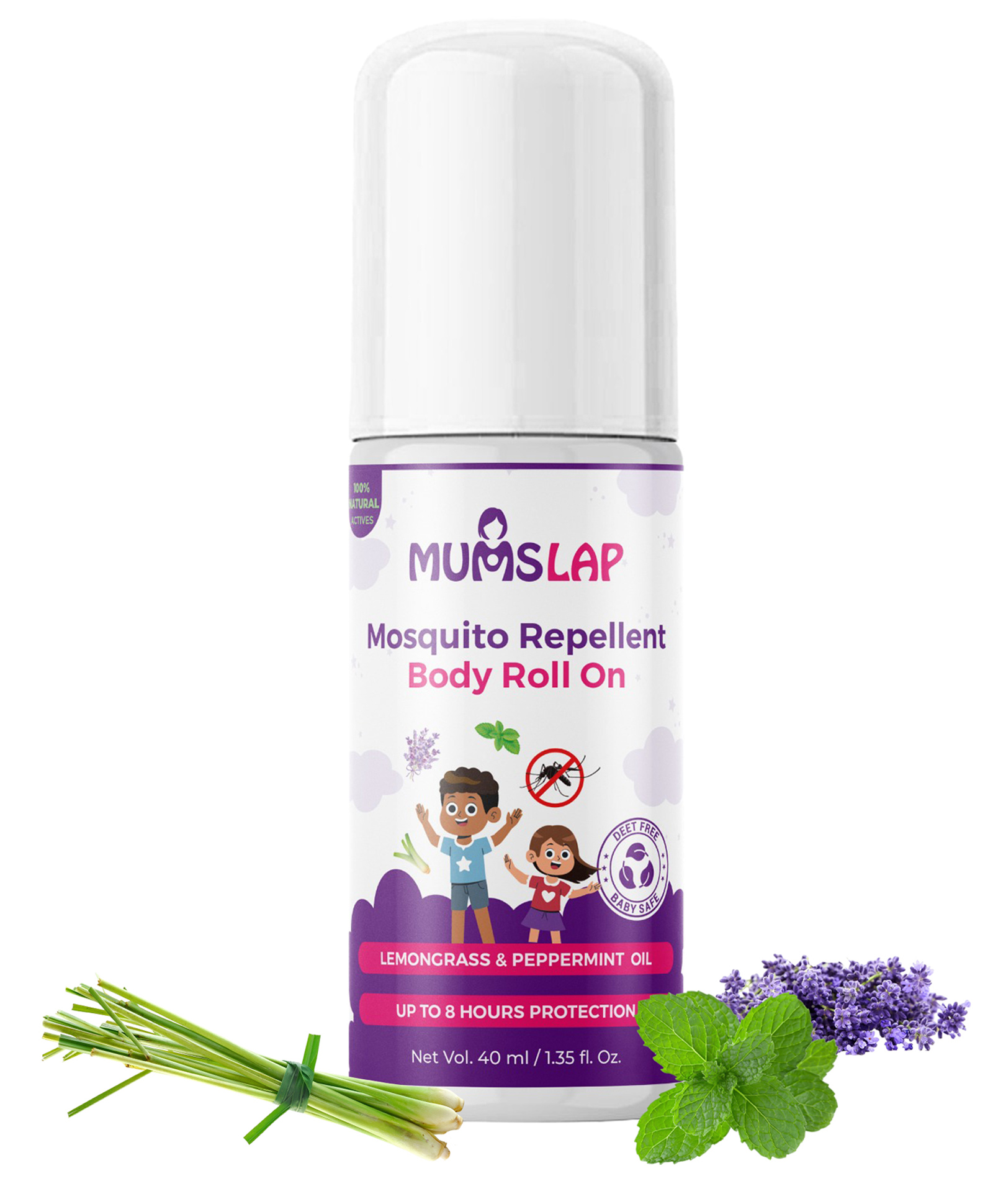 MumsLap Mosquito Repellent Body Roll On- 40 ml-image-49