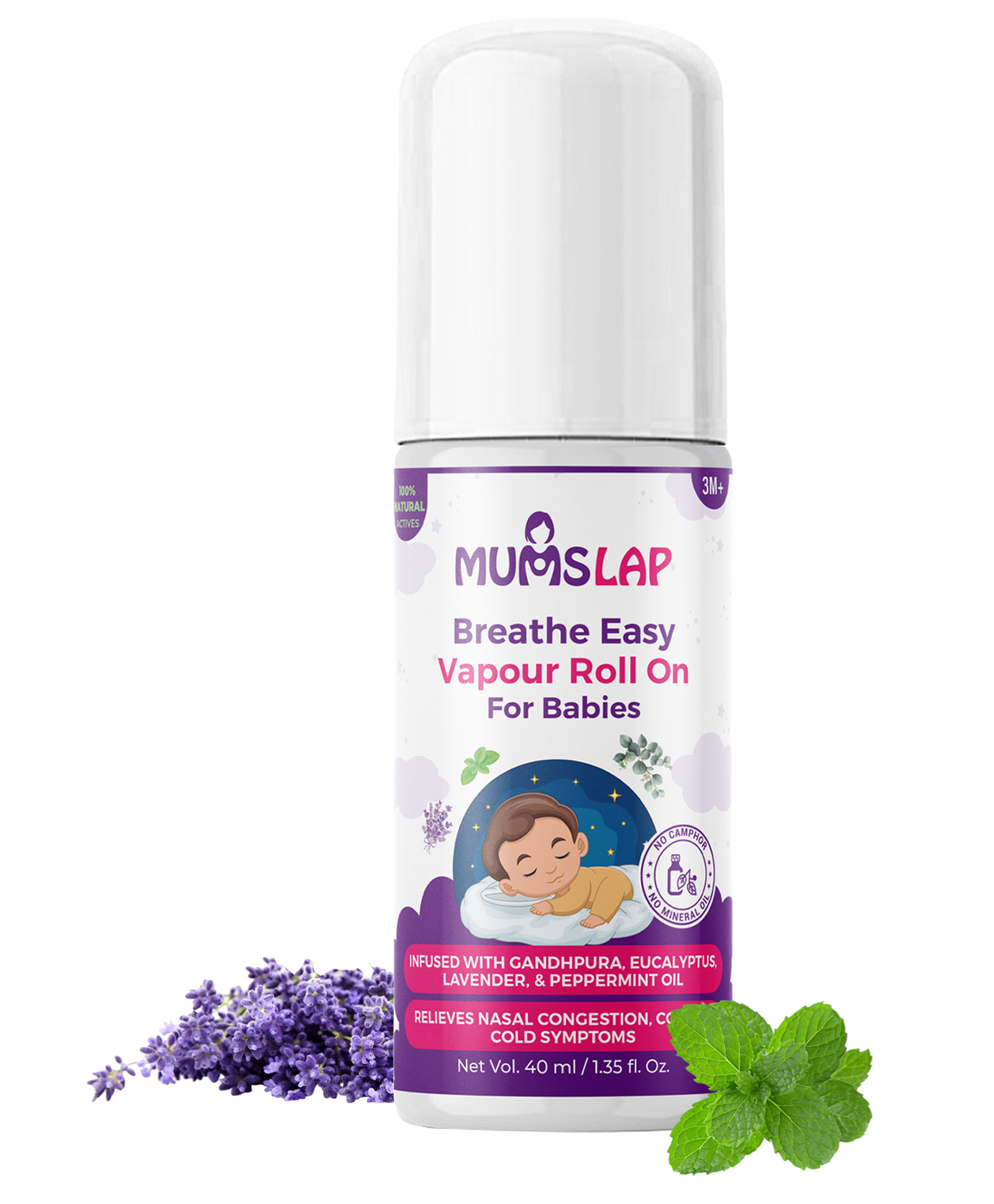 MumsLap Breathe Easy Vapour Roll On- 40 ml-image-44