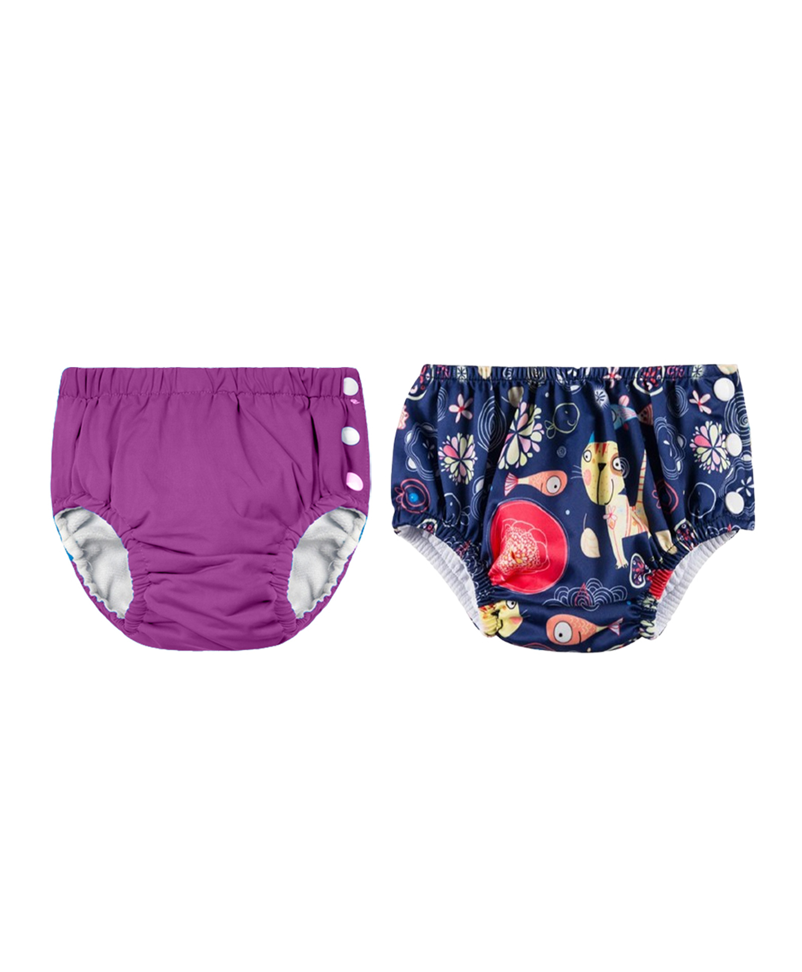 Chinmay Kids Reusable Swim Diaper Pants Pack of 2 - Multicolor