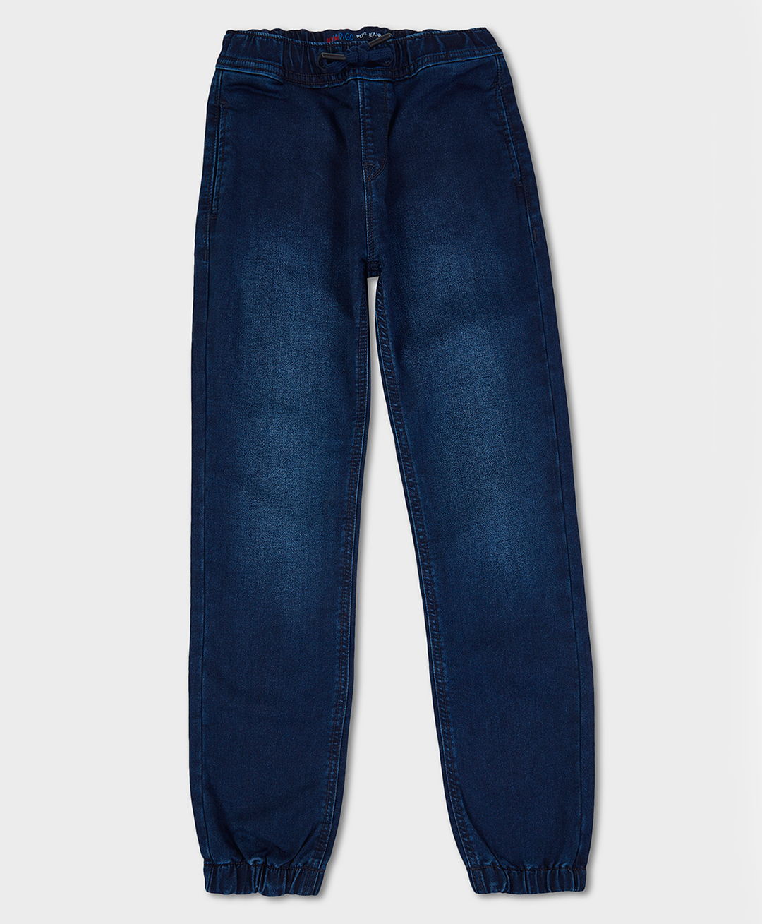 Pepe Jeans Knit Full Length Solid Color Jeans - Blue-picture-24