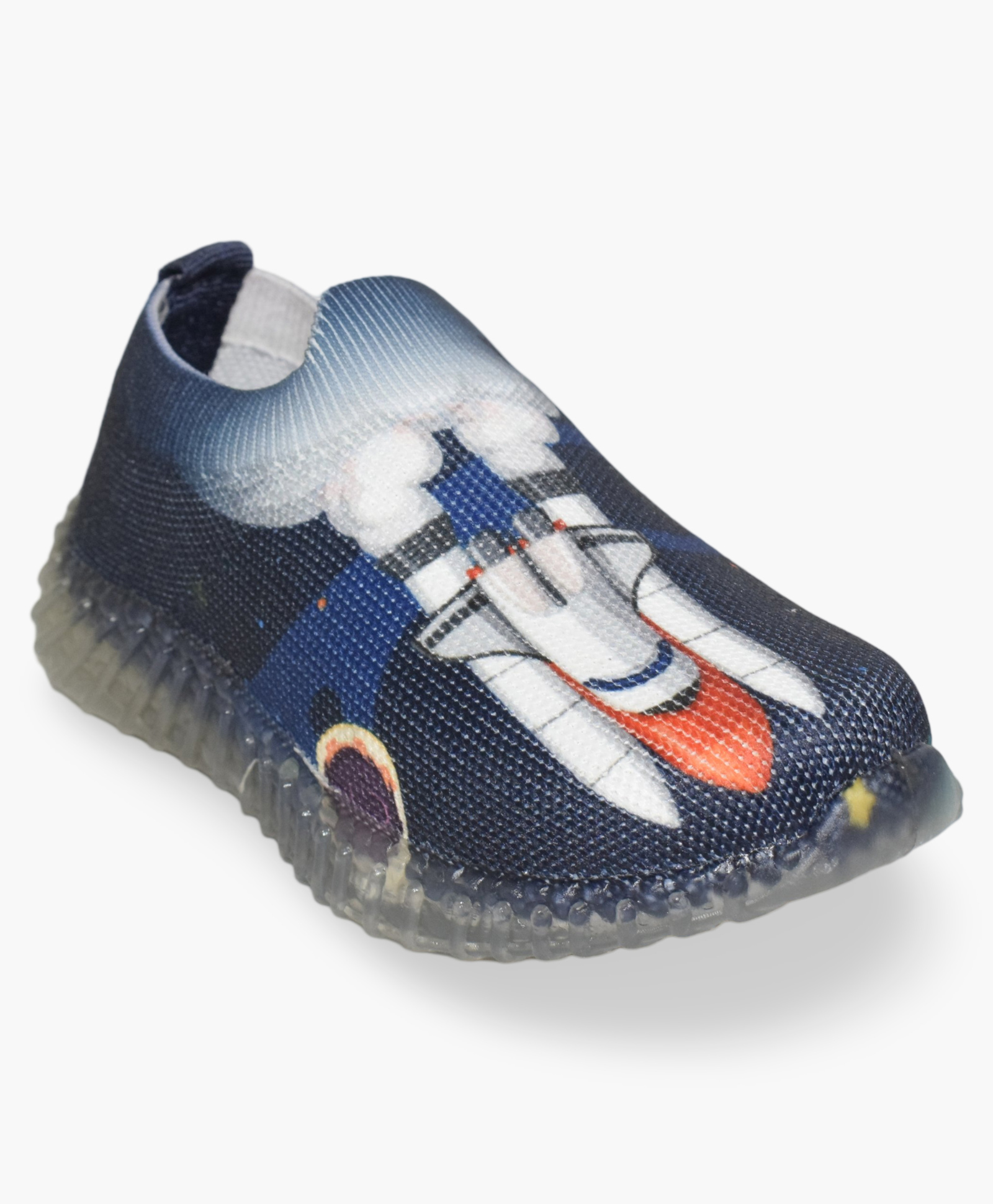 Priaansha Kids Space Shuttle Designed Uniage Collection LED Shoes - Multi Colour-image-45