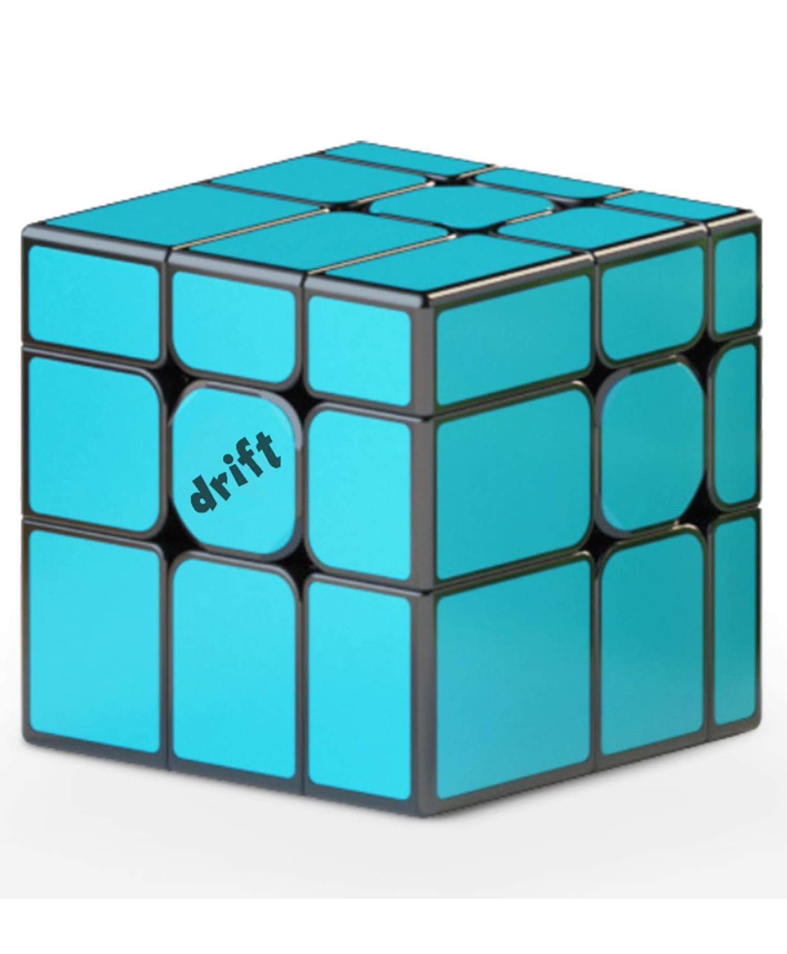 Cubelelo Drift 3x3 Mirror Blue (Magnetic) (Tiled) Speedcube | Premium New Version Shape-Shifting Puzzle with Stunning Looks, Buttery Smooth Turns & Durability | Ideal for Kids Boys Girls Ages 6 & up-image-9
