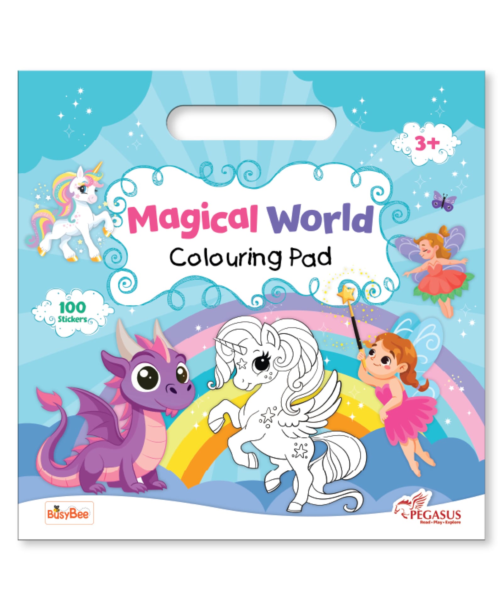 pegasus Magical World Colouring Pad - Fun & Creative Colouring Book for Kids| Imaginative Art Activity for Early Learners - English-picture-12