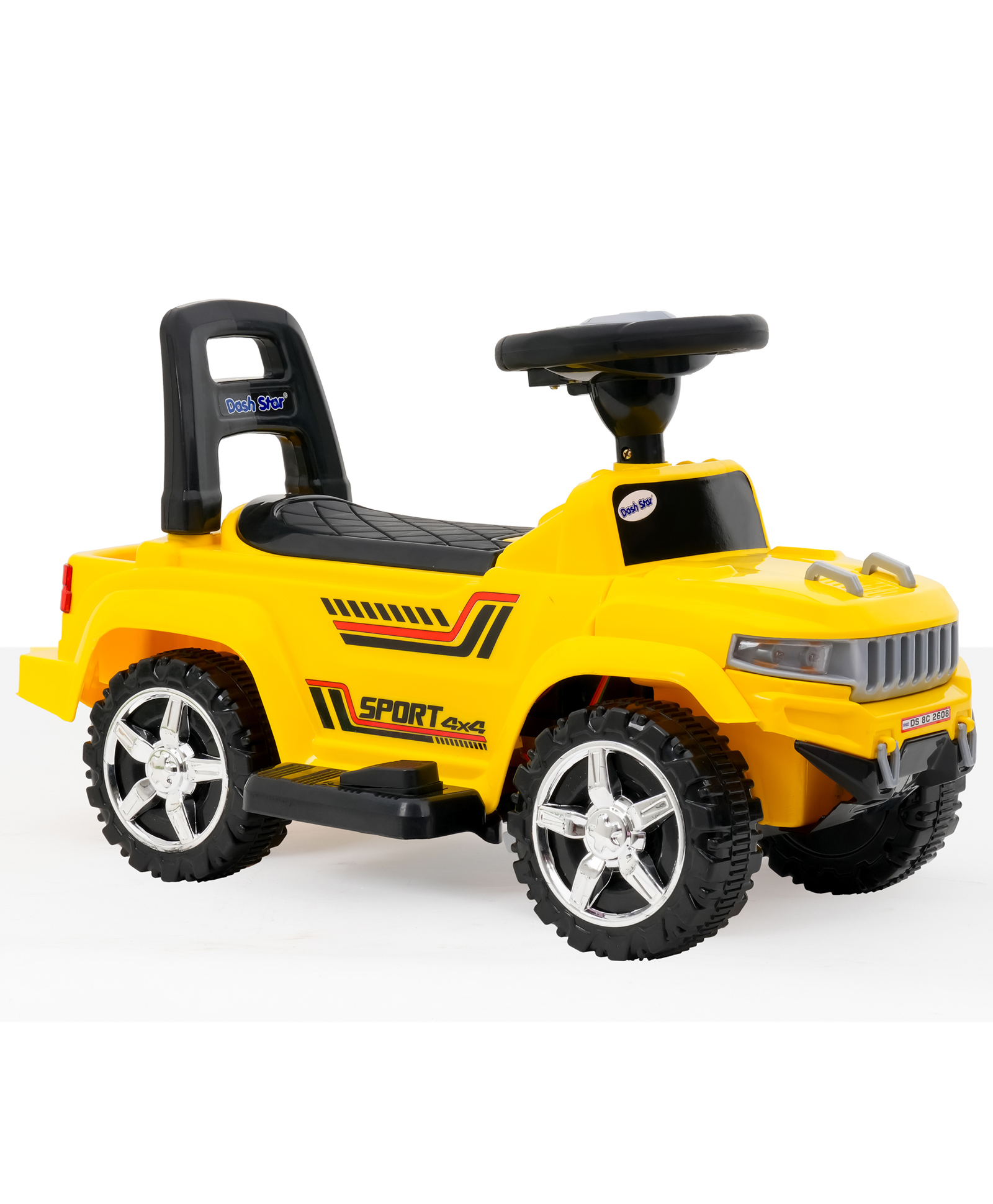 Joyride Electric Jeep Ride on for Kids with Music & Horn Steering | Foot Accelerator| Backrest I Headlight | Music | Big Wheels | Battery Operated Ride On for Kids 1 to 4 Years-picture-41