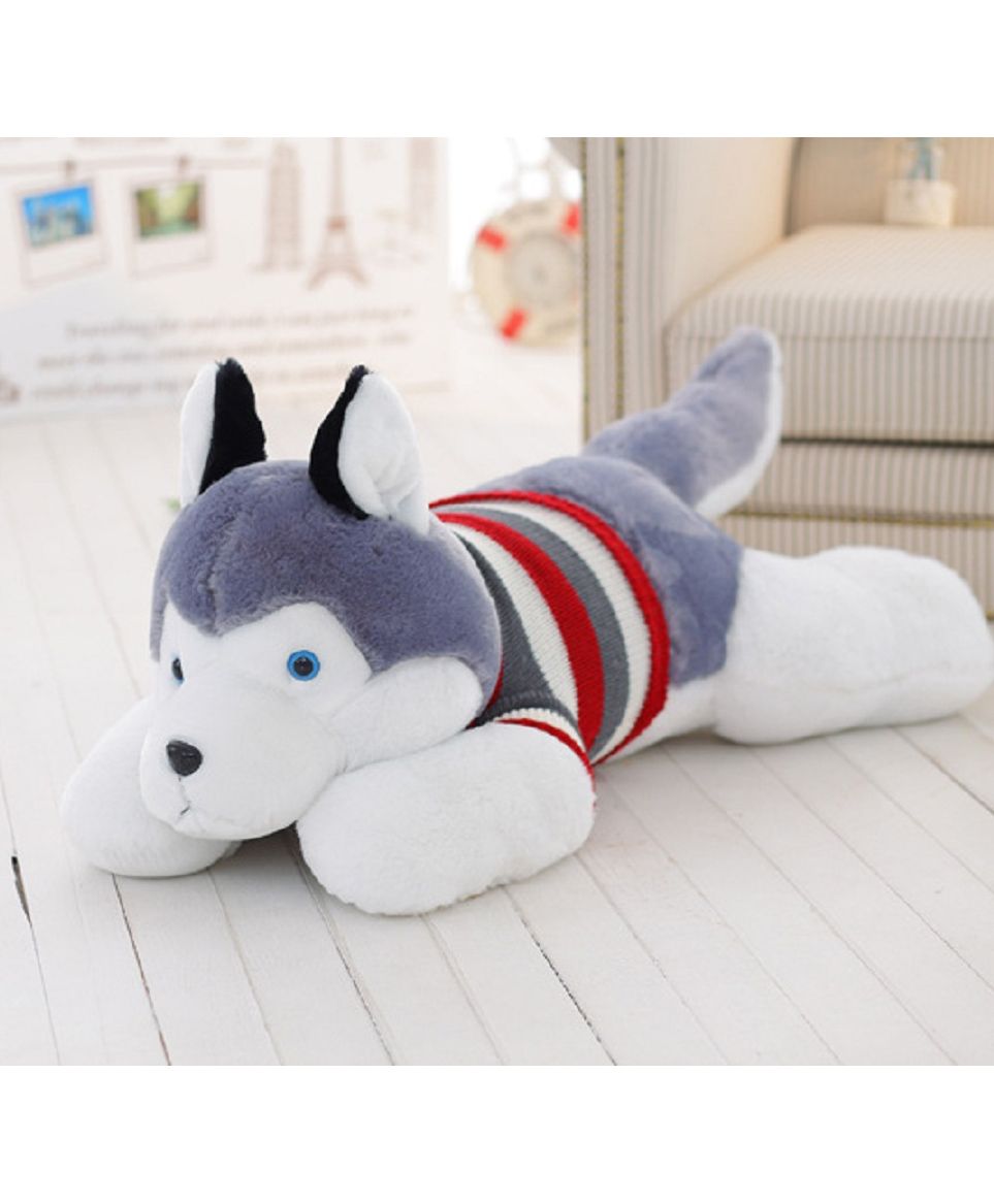 cuddly toy husky dog