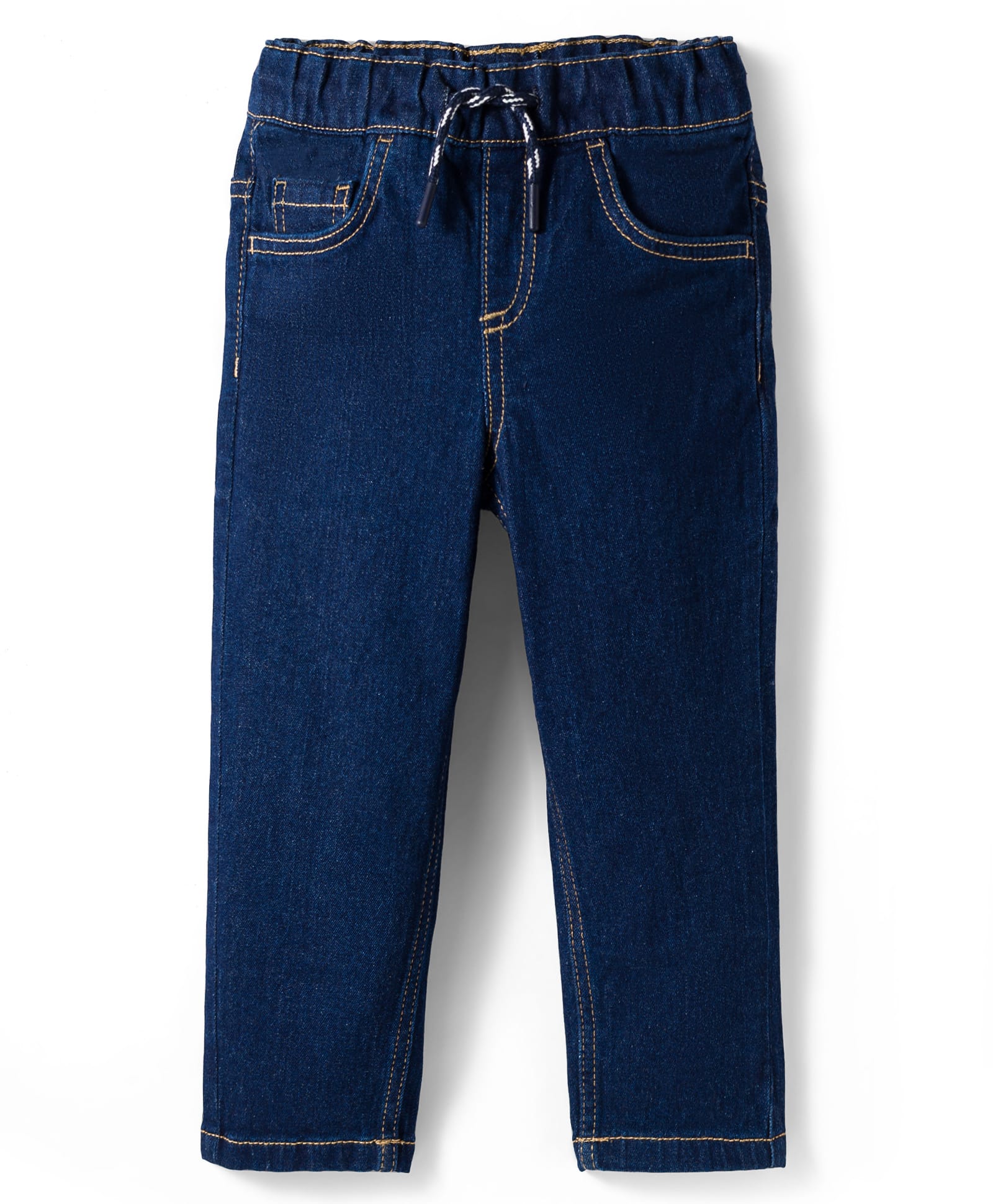 UCB Cotton Woven Full Length Solid Colour Jeans - Blue-picture-34