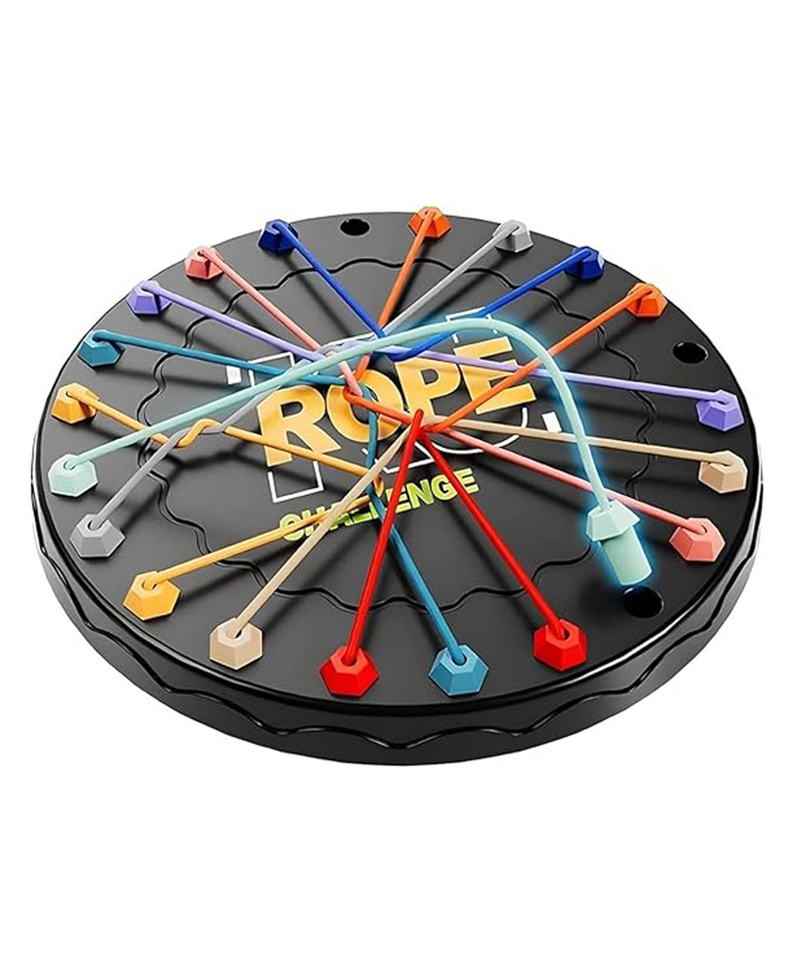 Urbane Chic Rope Untying Challenge Twisted Rope Knots Untangle Stack Puzzle Brainy Knots Untangling Table Puzzle Twist-Multicolor-picture-39