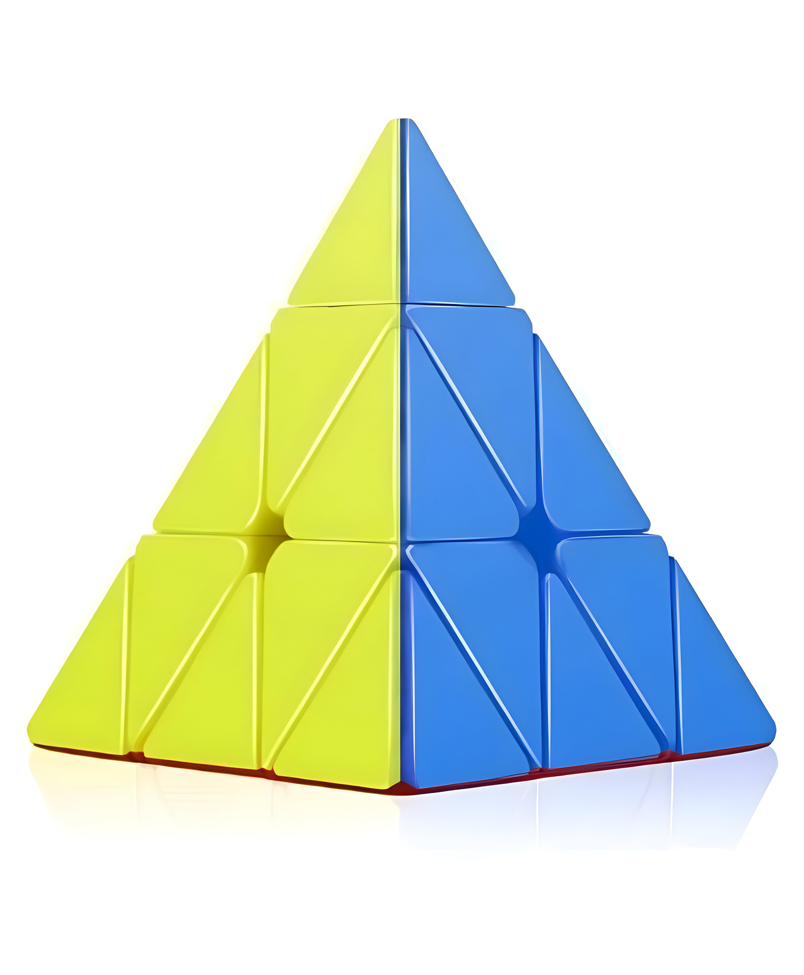 NEGOCIO Multi High Speed Super Smooth Pyramid Cube Ultimate Combo Puzzle- PACK OF 1- COLOR MAY VARY-image-2