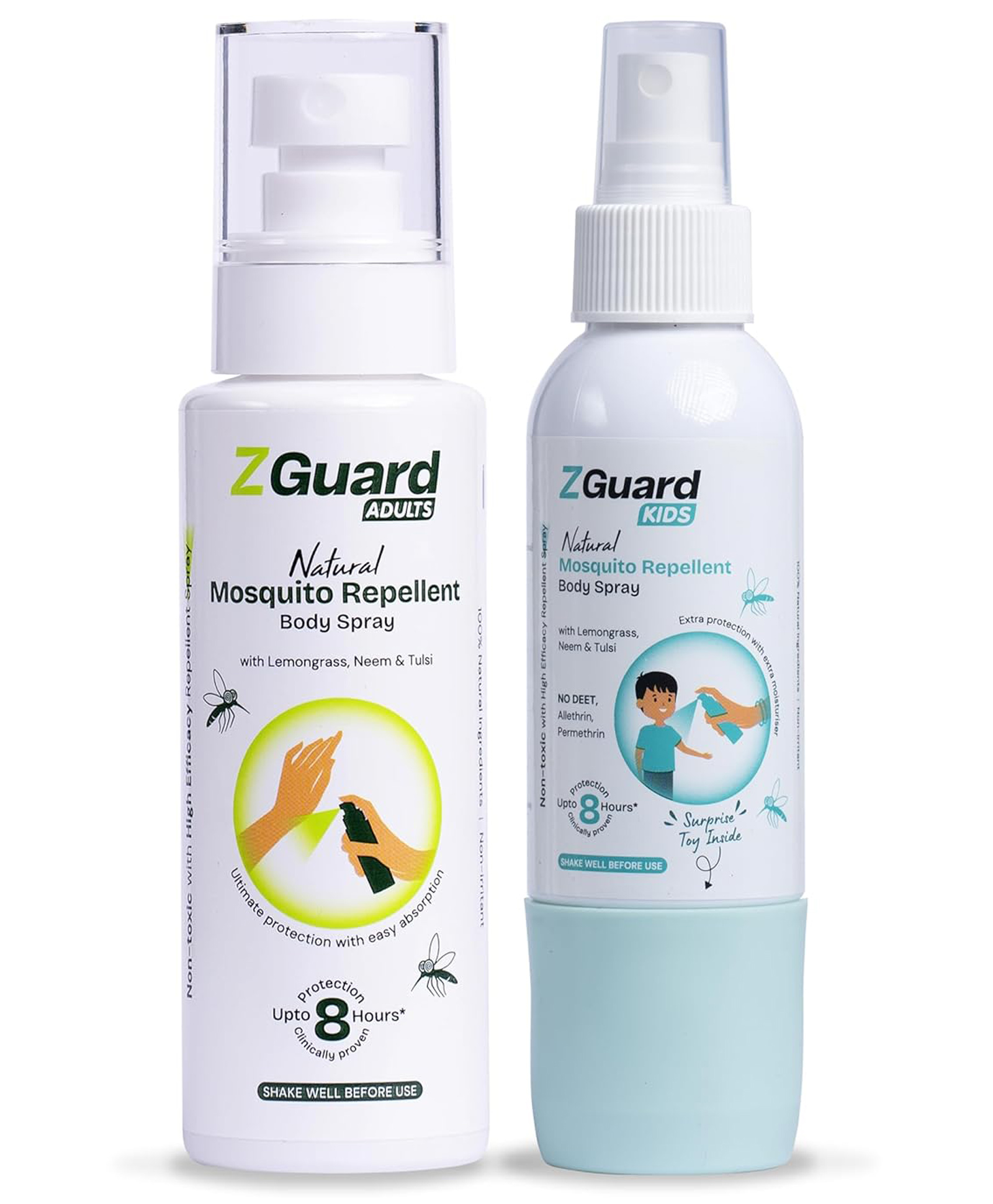 Z Guard Mosquito Repellent Spray for Adult and Kids Combo (Get Surprise Toy Gift for Boys) | - 100 ml each-image-8
