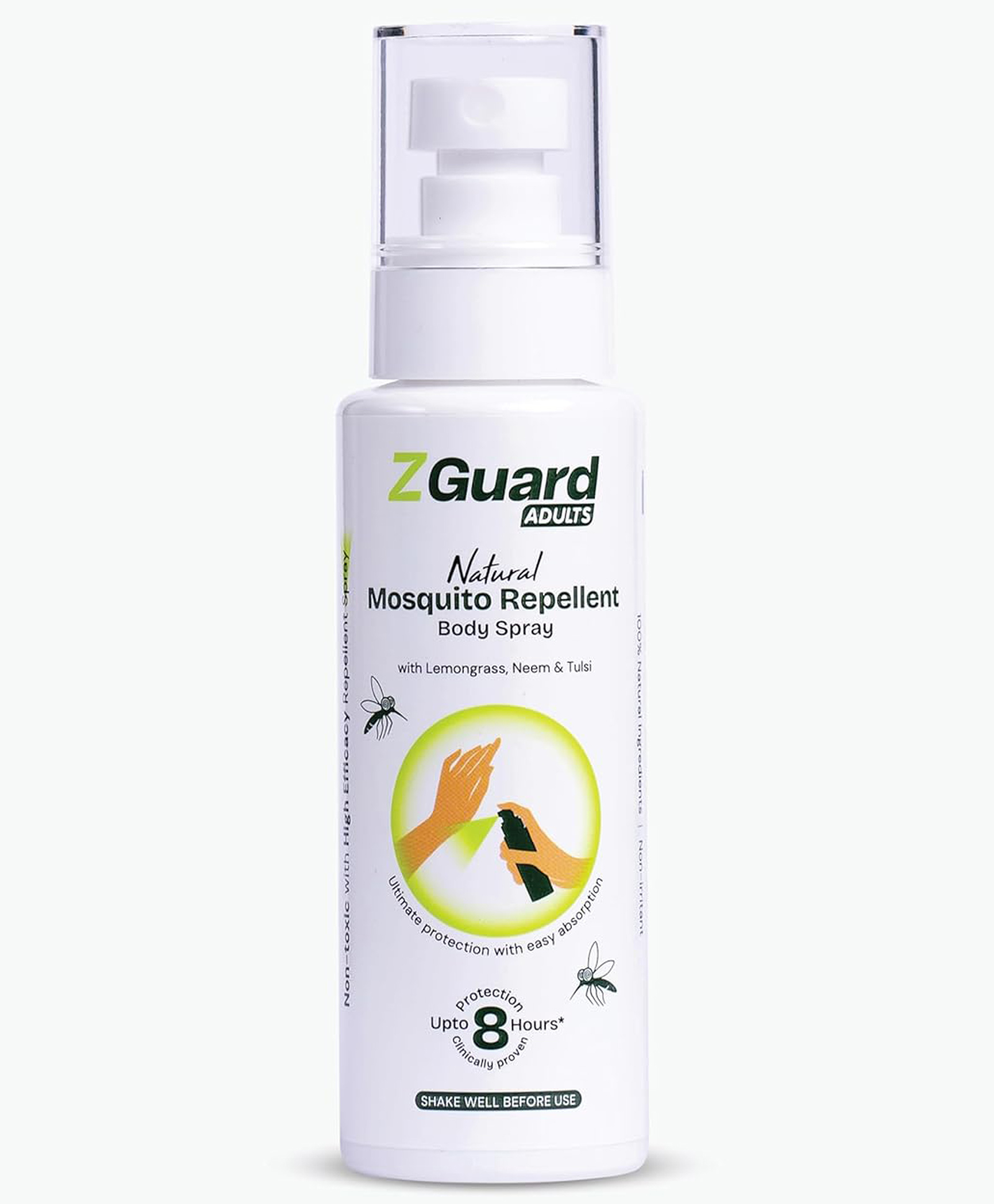 Z Guard Clinically Proven Natural Mosquito Repellent Spray for Adult Parents | Powerful Anti-Mosquito Spray | Clinically Proven Formula | Paediatrician & Dermatologically Tested - 100 ml-image-35