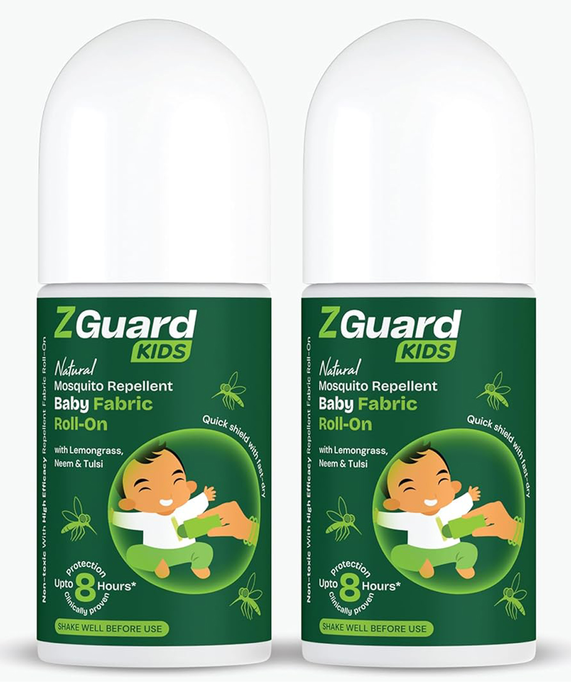 Z Guard Natural Mosquito Repellent Roll-On for Kids & Babies-50ml Pack of two |Fabric Roll-On for Mosquito Bites Protection|Clinically Proven DEET-free|Paediatrician & Dermatologically Tested-picture-19