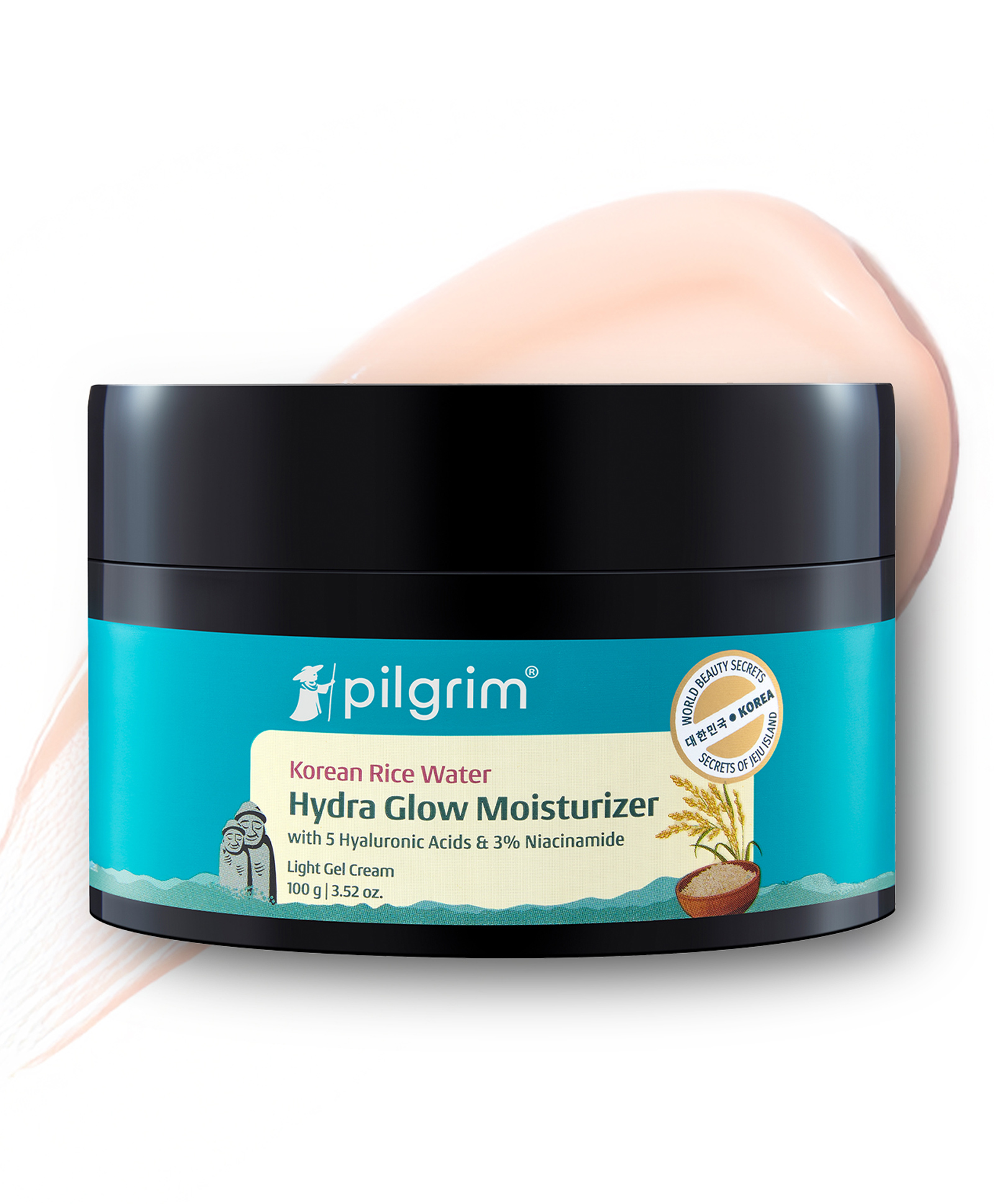 Pilgrim Korean Rice Water Hydra Glow Moisturizer - 100 g-picture-40