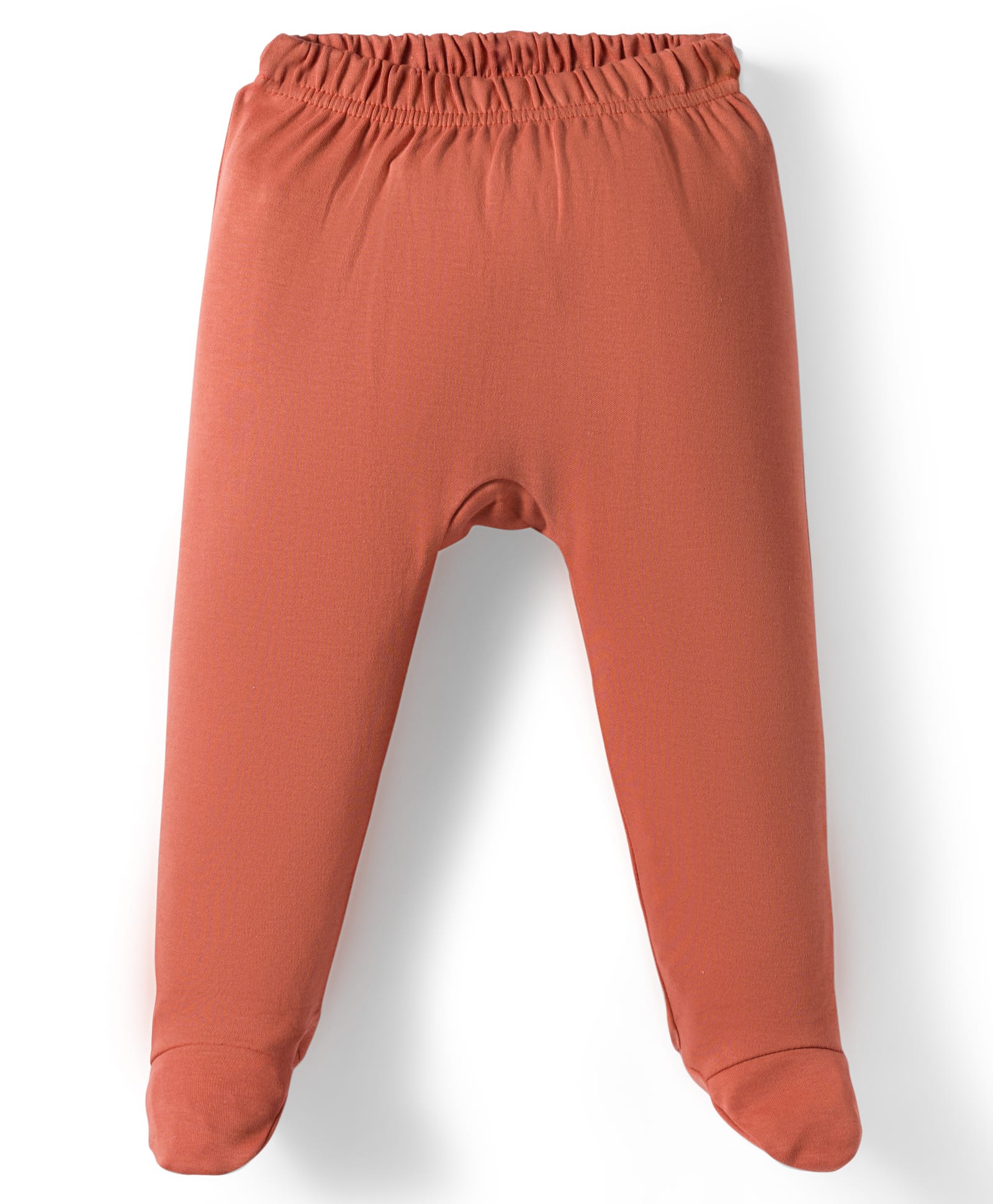 Kookie Kids Interlock Knit Solid Color Bootie Leggings - Brown-image-43